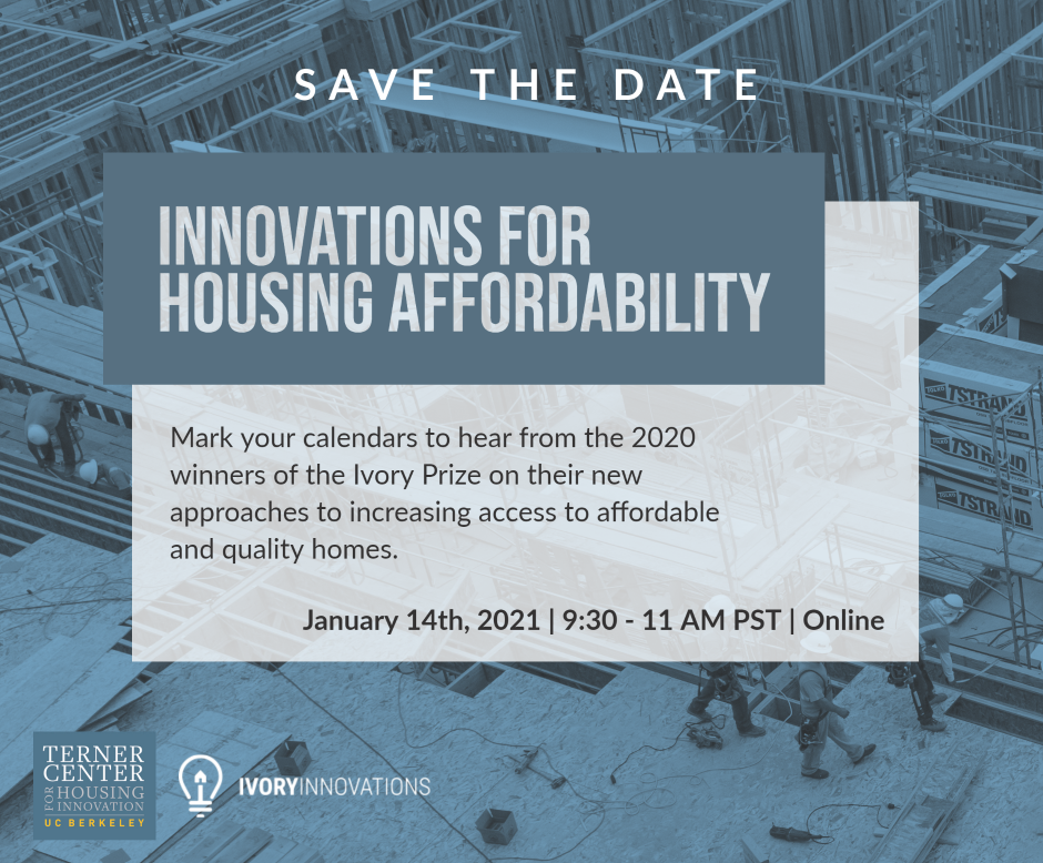 Innovations For Housing Affordability with Terner Center