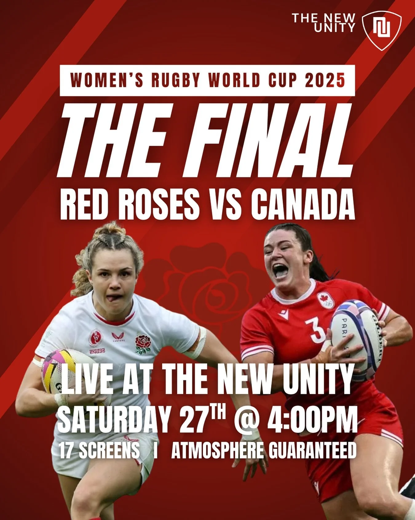 THE FINAL WE’VE ALL BEEN WAITING FOR 🌹
Where else would you want to watch the Women’s Final? BOOK NOW on our website to secure you and your mates a table! 💪
#brighton #womensrugby #brightonandhove #sportsbar