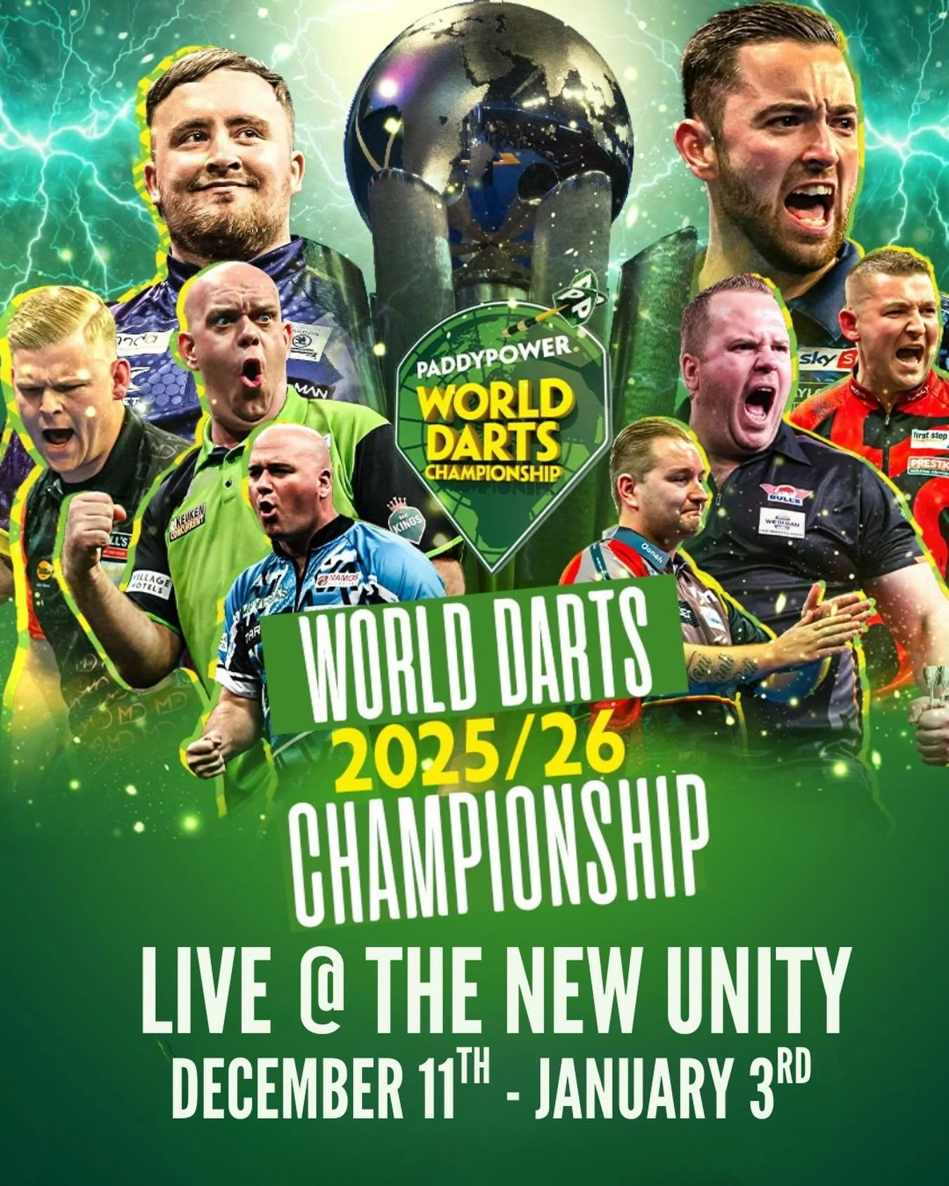 DARTS IS BACK!!!🎯 
 
You heard right Darts World championship is live on our screens!!! 

Catch all the action and highlights right here! 

#darts #dartslive #paddypower #pdcdarts