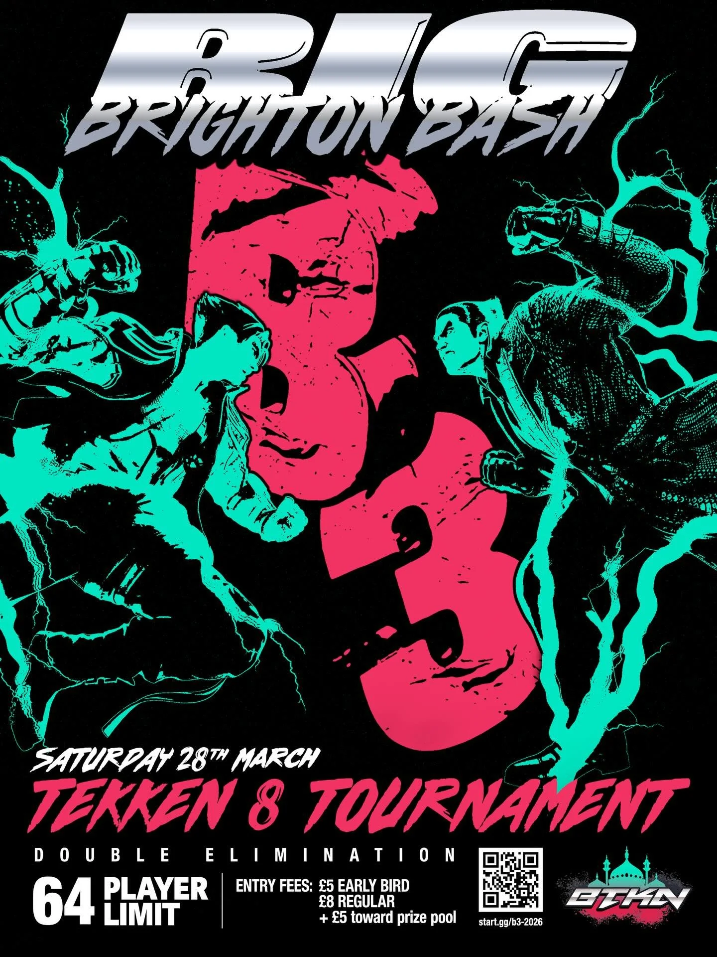 ROUND 1&hellip; FIGHT!!! 🤜🤛

Think you&rsquo;ve got the skills to compete? 
What you waiting for sign up! 
All sign up details in the QR code

#esports #brighton #fyp #tekken