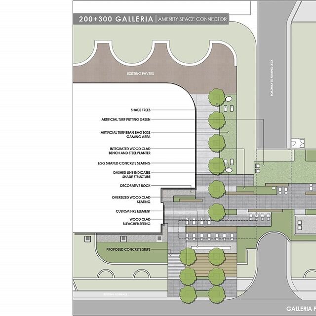 This project just got the go-ahead from the client.  Onto more detailed drawings!  We'll be creating a more usable and functional space for several large office buildings.

#landscapearchitecture #designbuild #steel #wood #concrete