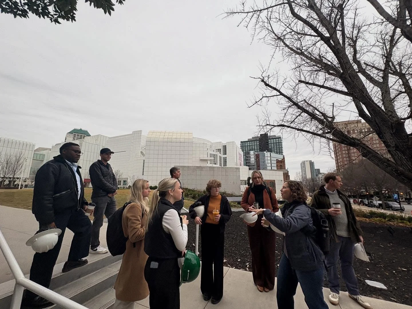 Site visit success! 🌿 Our team recently toured the Woodruff Arts Center to see the latest progress. The exterior hardscape and landscaping are really coming together, and it was fun to see the materials and donor pavers on site. We&rsquo;re excited 