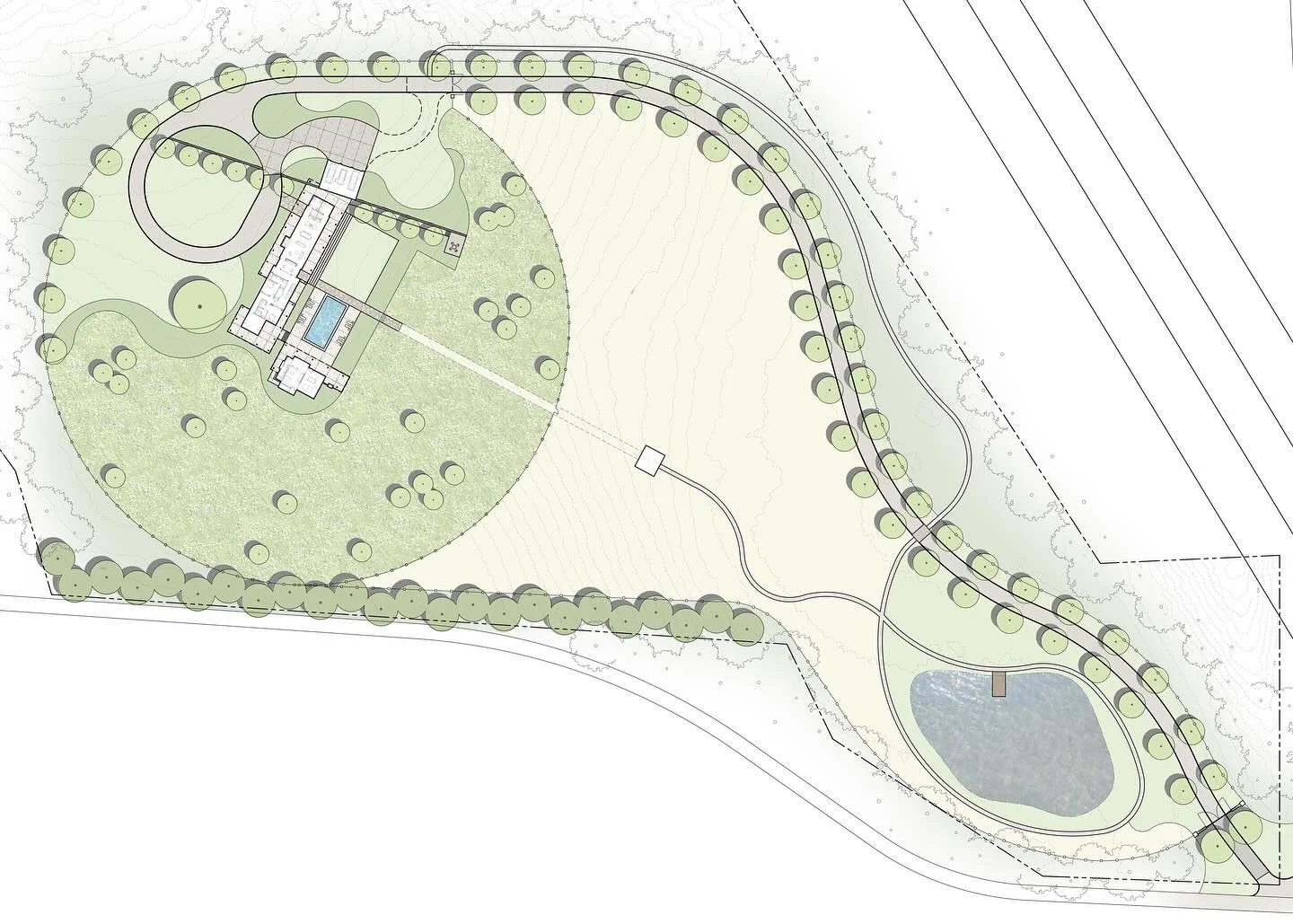 Master planning has been a major focus for us lately, and we&rsquo;re excited to collaborate with our @asd.sky Nashville office on this thoughtfully designed retreat.

Phase One includes a main house and guest house, set within naturalized meadows an