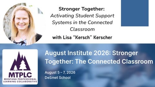 We are presenting - 28th Annual MTPLC August Institute