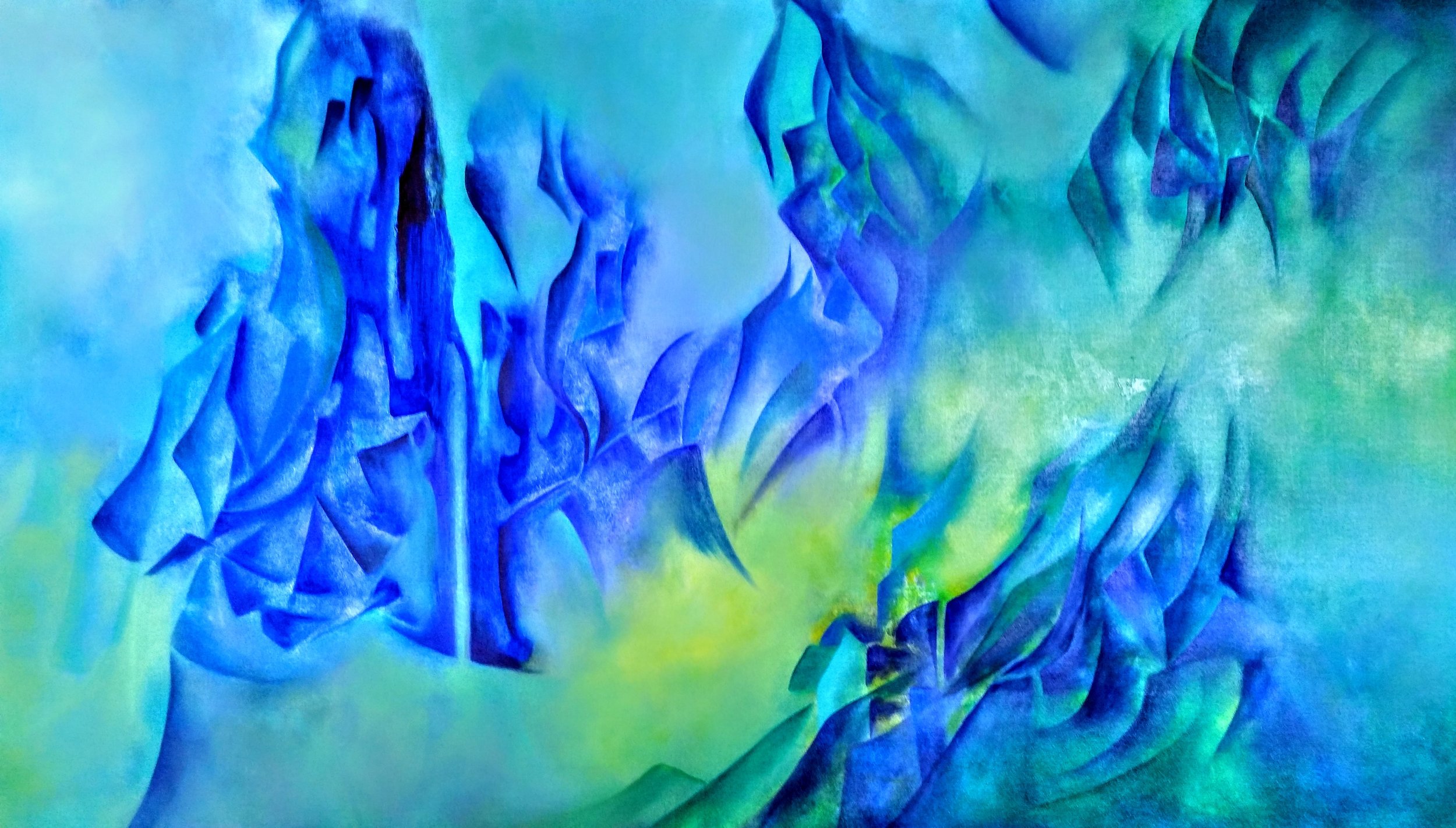 Agosto Oleo/tela 90 x 180 cm
