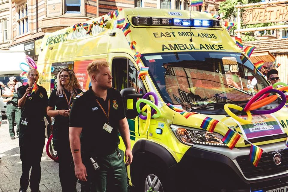 NHS East Midlands proudly supporting Pride 2018