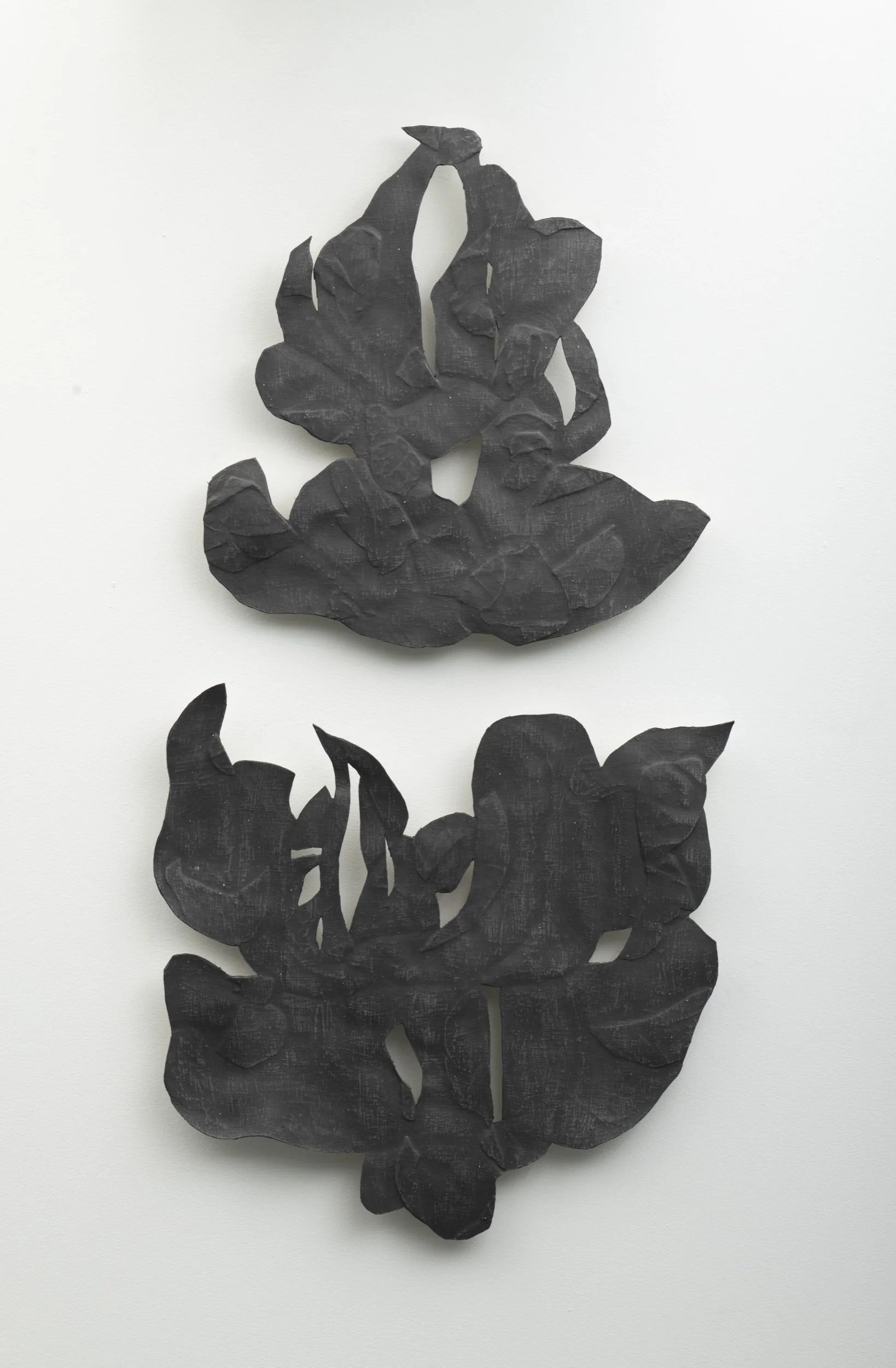 Interlude, graphite, hanji, paper, 45 x 24 inches (approximate), 2024