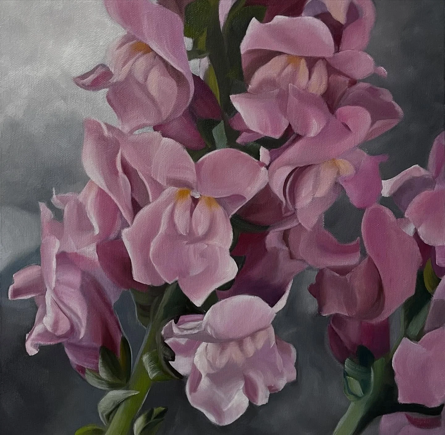 Slow meandering 
12x12&rdquo; oil on canvas 

Available