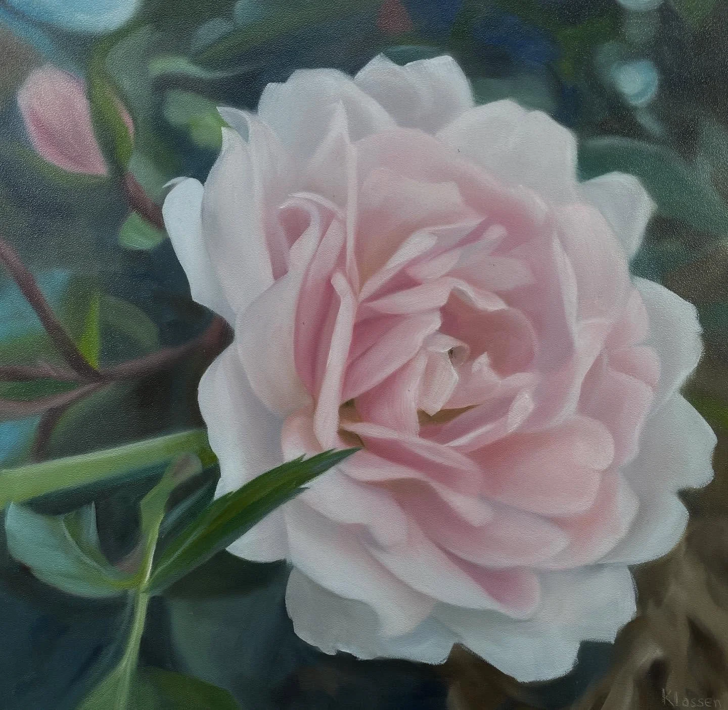 Whisper I
Oil on aluminum 
12x12&rdquo;

available 

#gardenrose #roses #botanicalart #madeincanada #rosepainting #canadianart