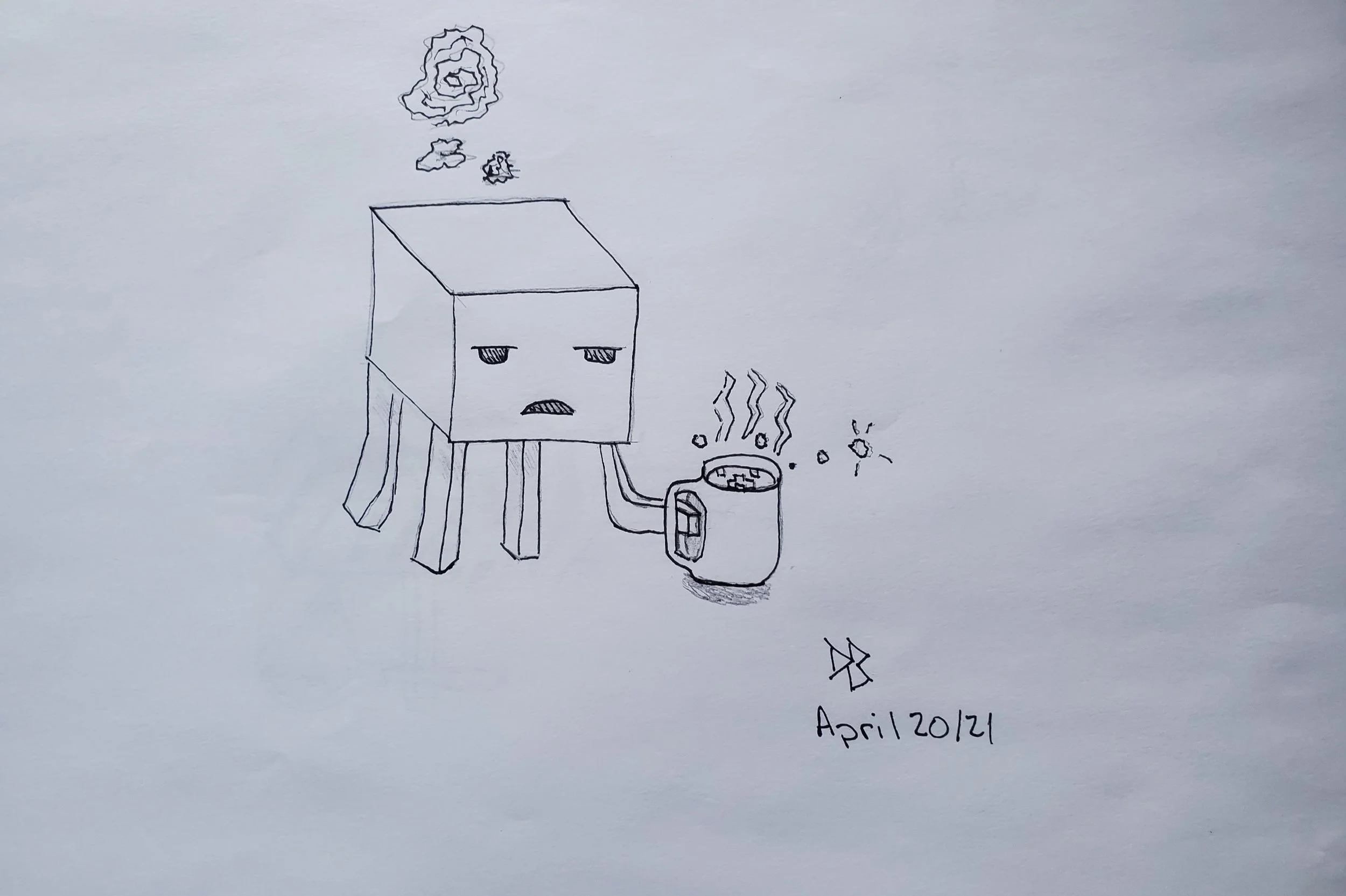 Ghast x Coffee Cup