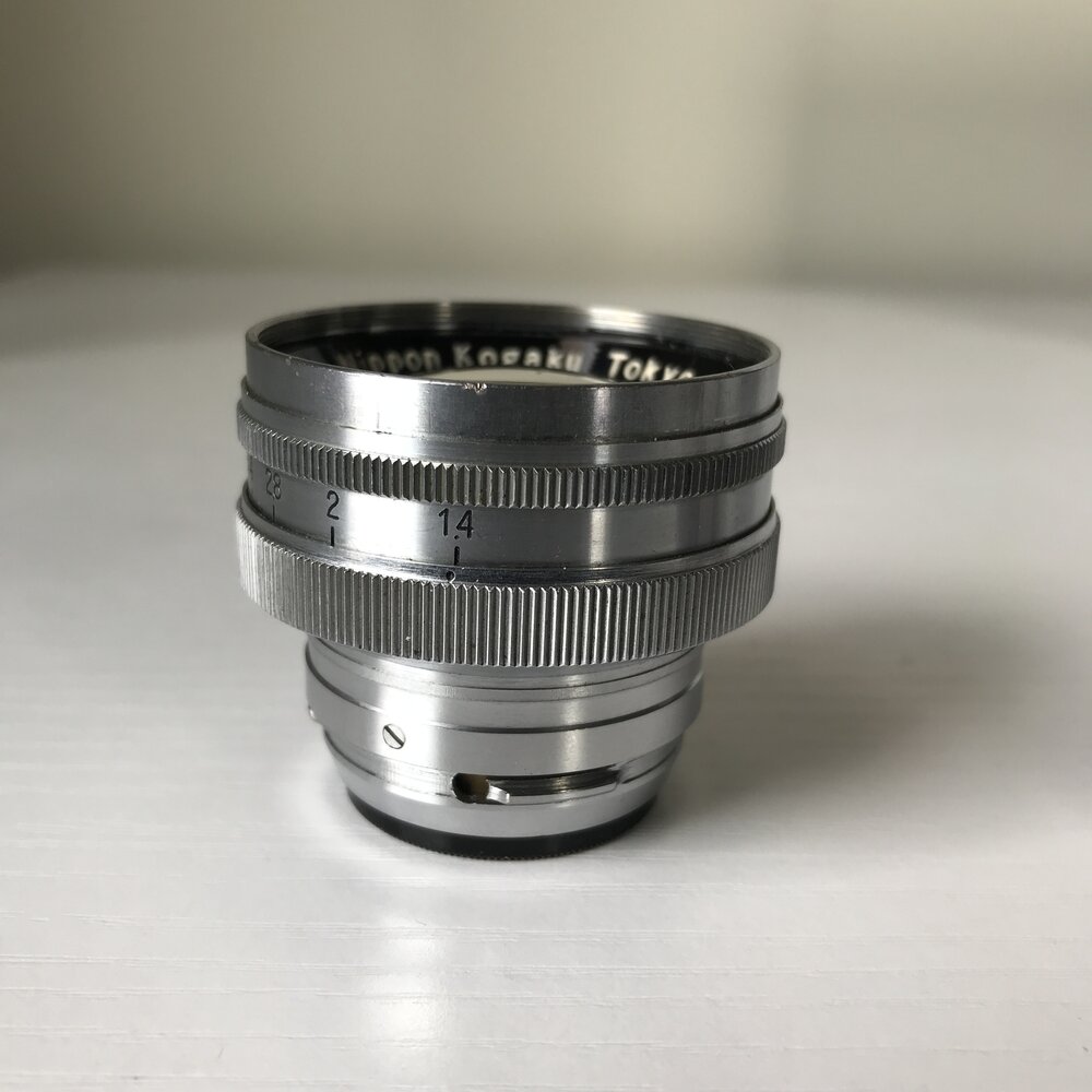 Nikon Nikkor S.C 5cm 50mm f/1.4 Rangefinder Lens (As Is) — Camera