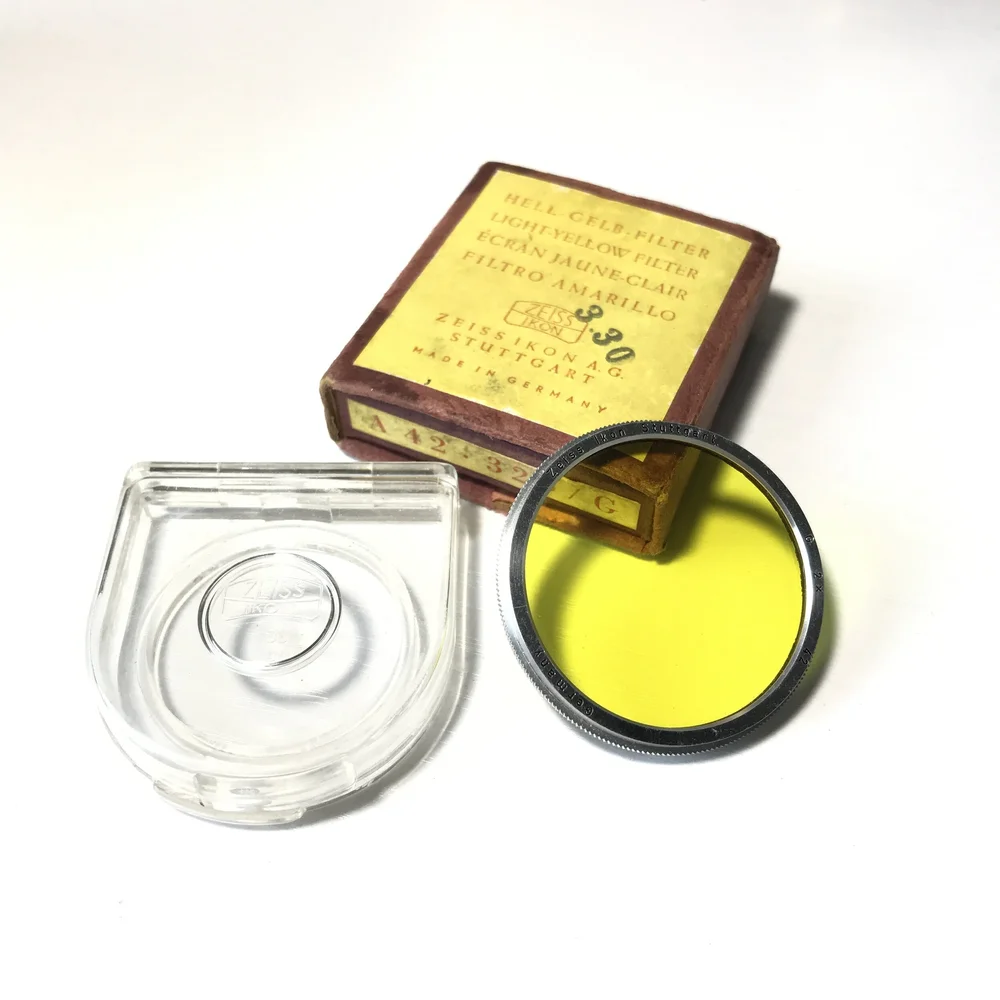 Zeiss Ikon Summaron 42mm G Yellow Slip-On Filter — Camera Center