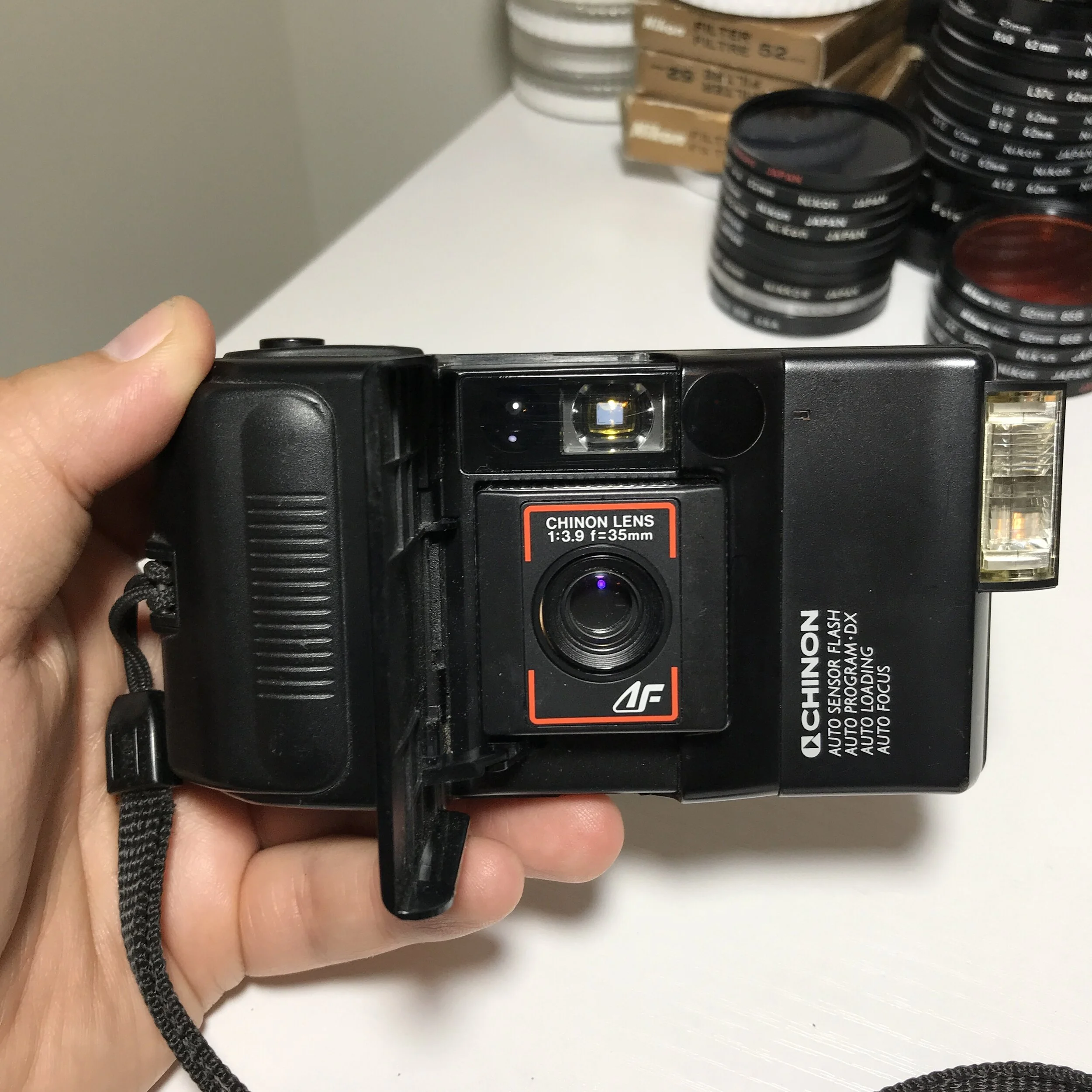 CANON PRIMA AF-9S DATE AF POINT & SHOOT FILM CAMERA 35mm TESTÉ