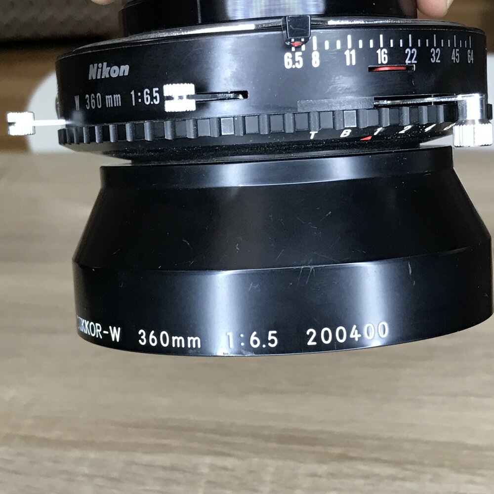 Nikkor-W 360mm f/6.5 copal 3 — Camera Center
