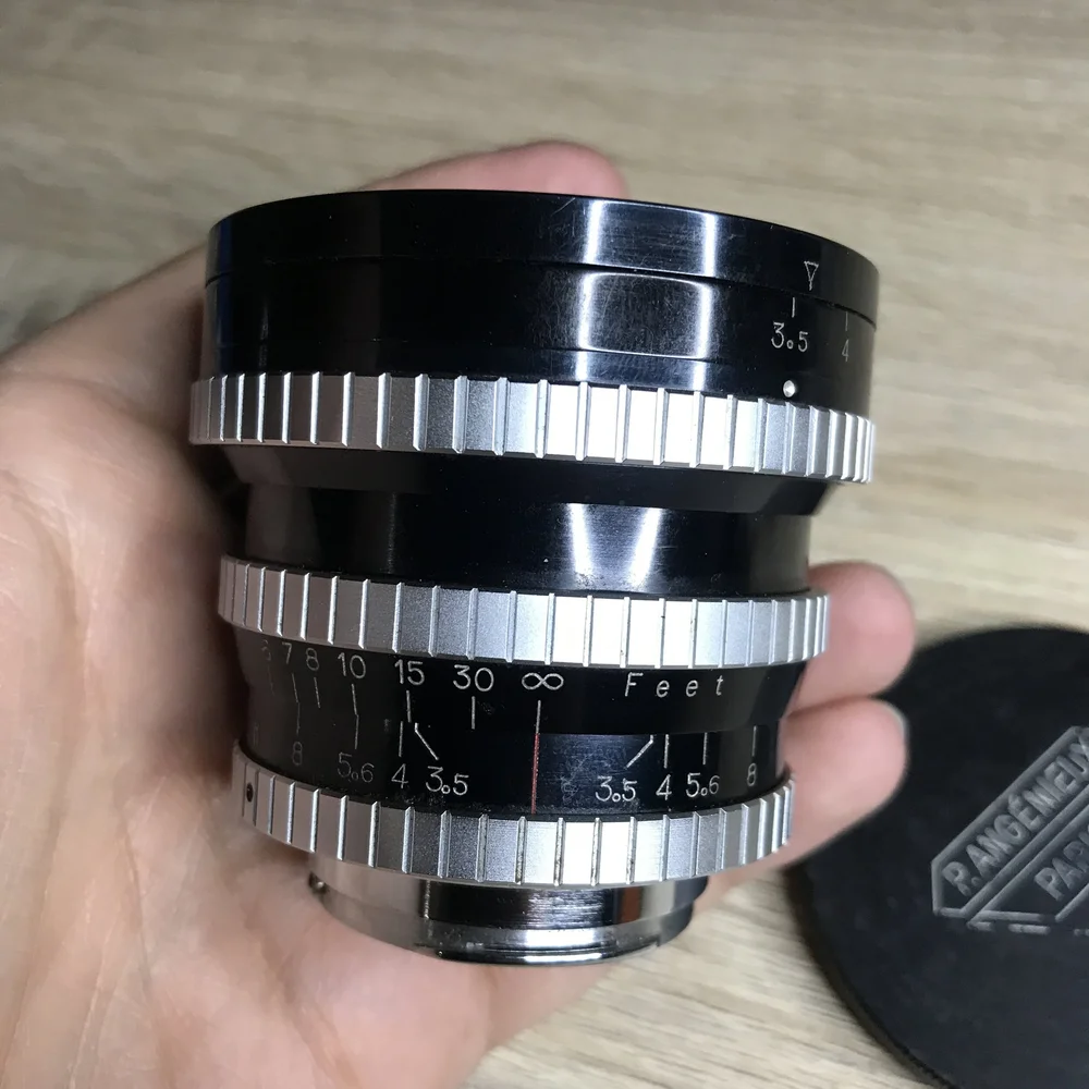 P.ANGENIEUX 28mm f3.5 EXAKTA アダプタ付-