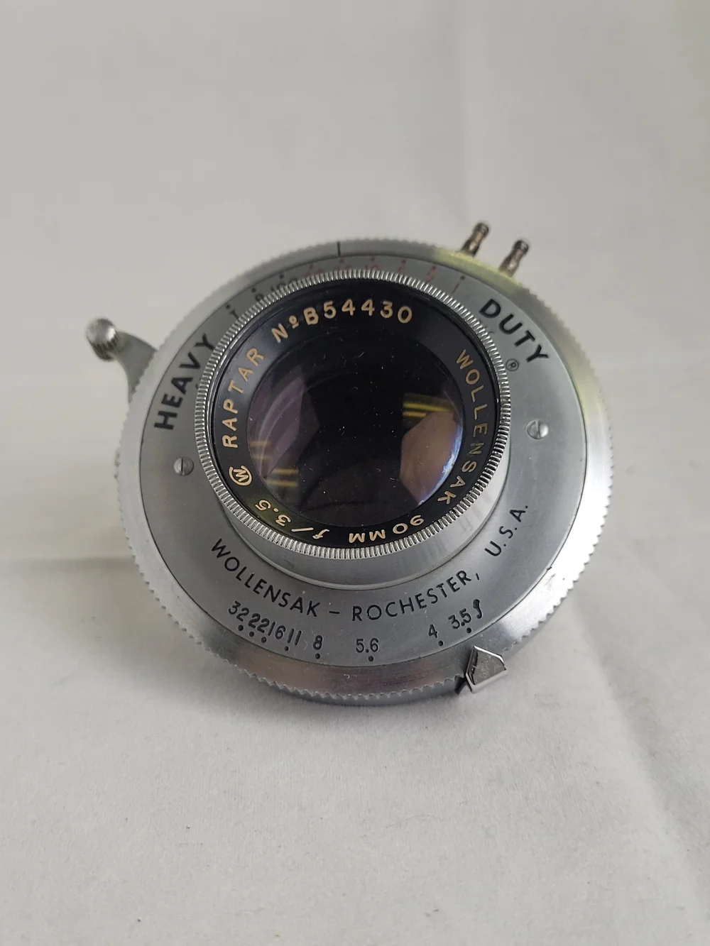 ムラタ Alphax shutter/ Wollensak Raptar 90mm 3.5 (*) — Camera Center