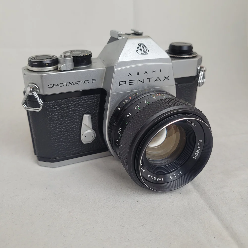 Pentax Spotmatic SPF w/ Fujinon 55 1.8 (*) — Camera Center