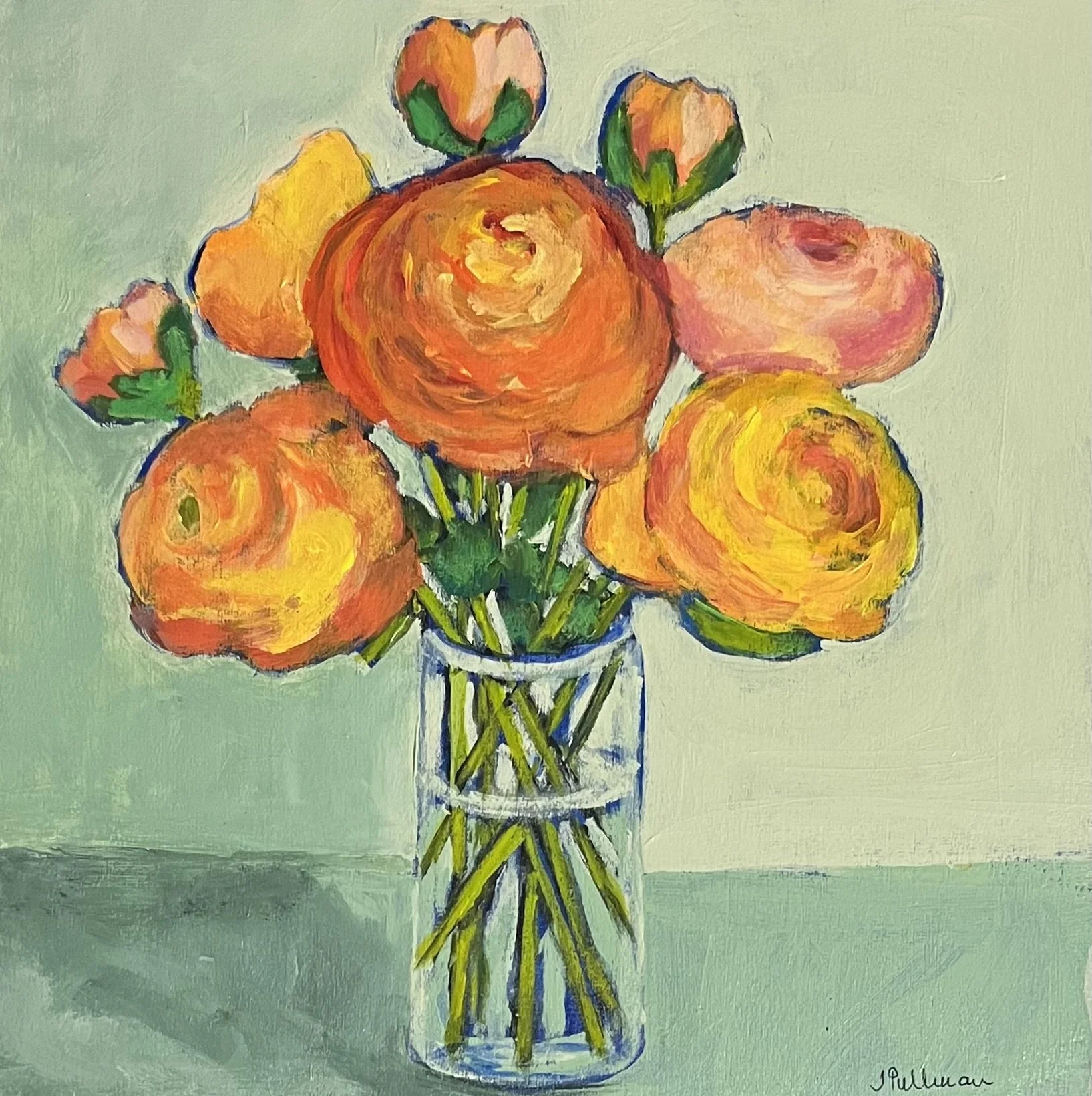 ranunculous is glass vase.jpeg