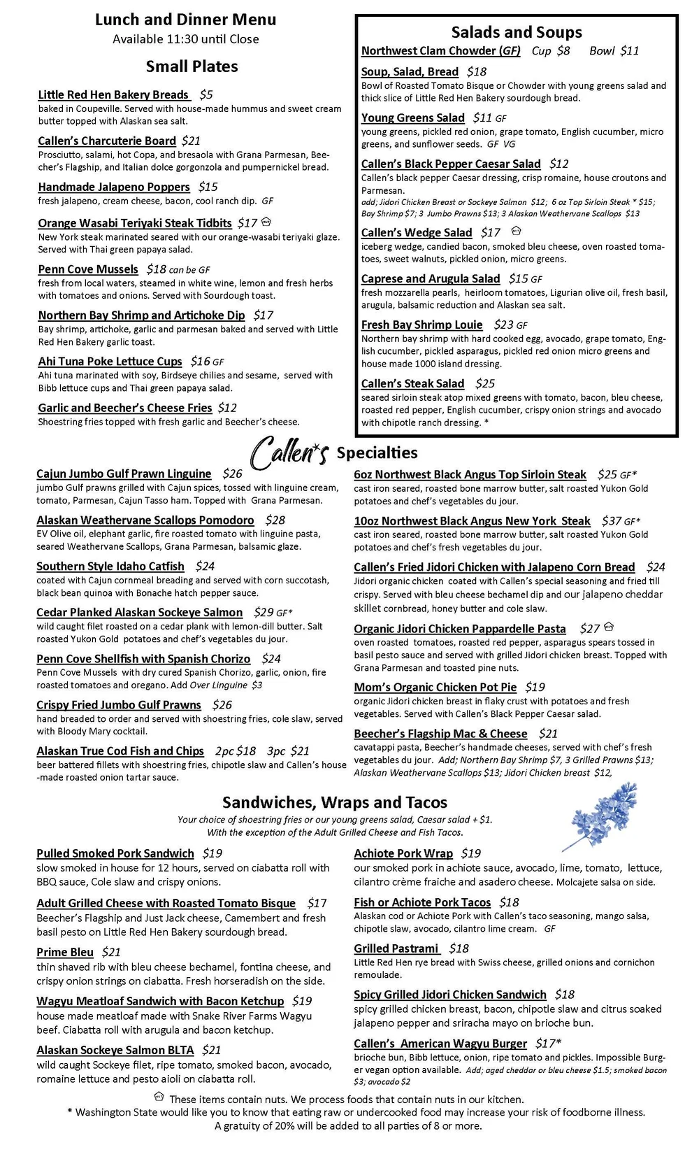 eat — Callen's Restaurant