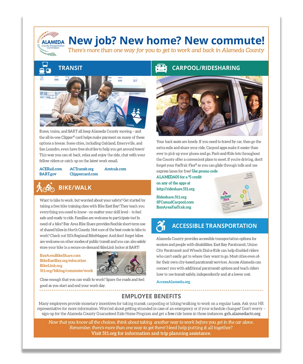  Alameda County Transportation Commission Flyer Design 