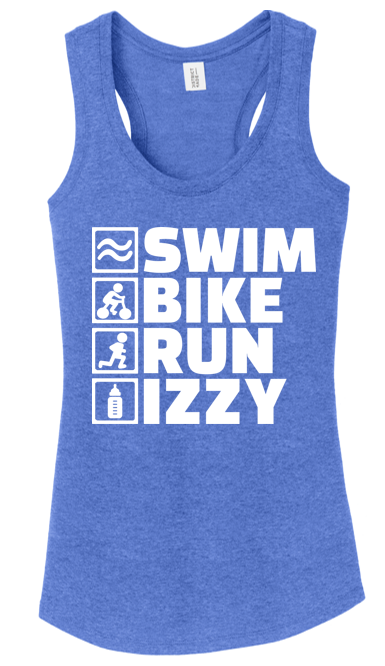 Swim Bike Run Izzy-Womens-Racerback-DM138L-Royal Frost.PNG