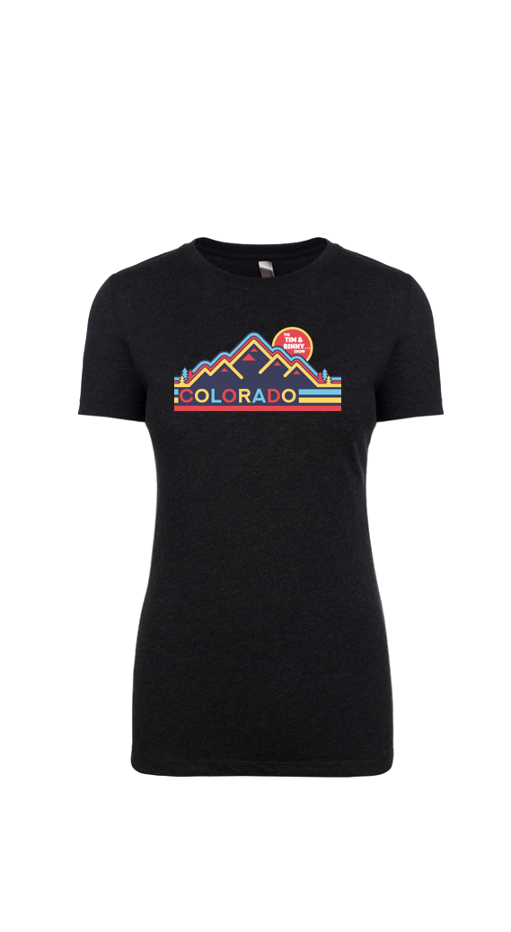 TRS-Colorado Mountains Logo-Next Level-6710-Ladies-Black Shirt.PNG