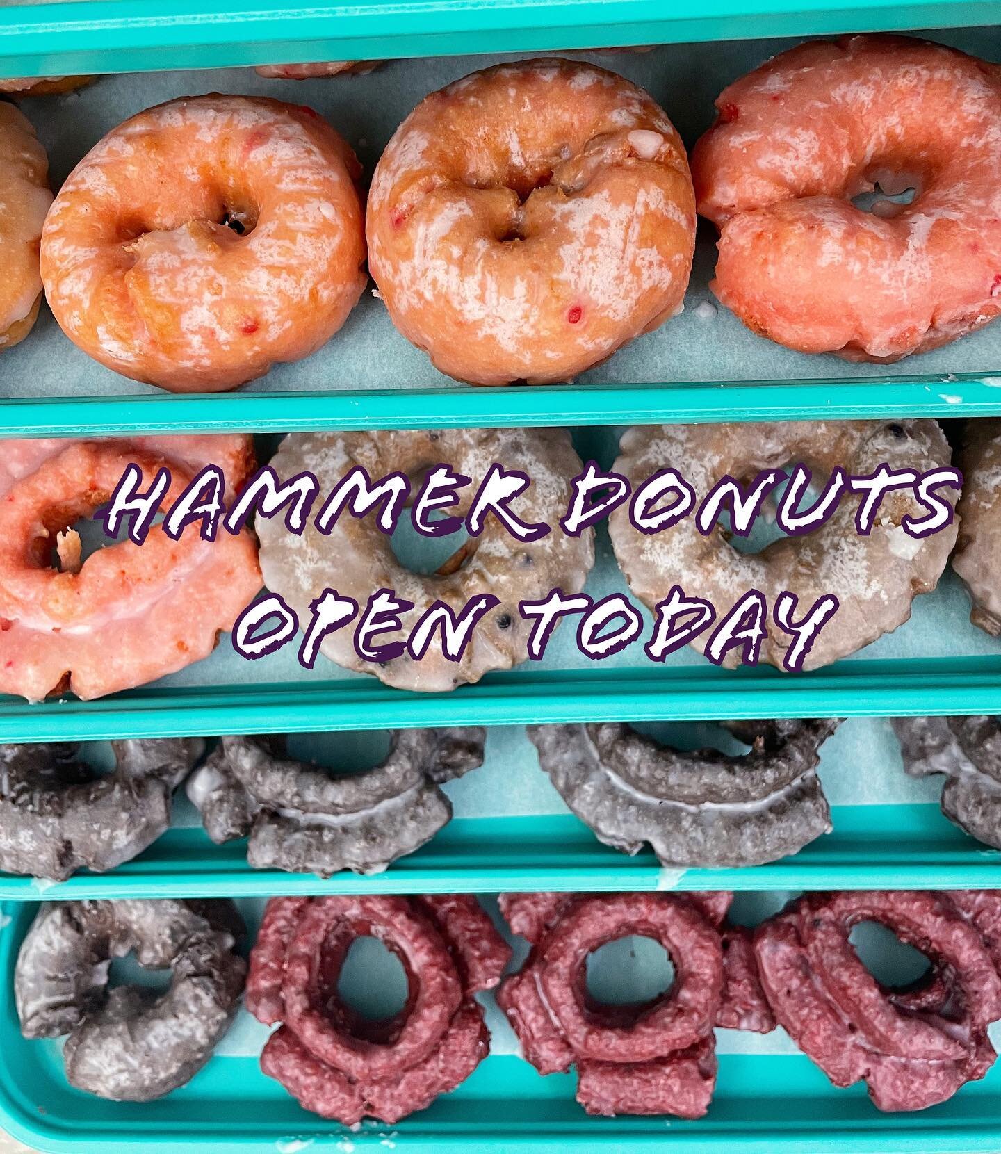 We are open from 6 AM to 6 PM today!
All cake donuts only $0.99 each - any flavor 😍
#hammerdonuts #freshdonuts #handmadedonuts #donuts #doughnuts #donutshop #donutandcoffee #fooddelivery #grubhub #cakedonuts #yeastdonuts #downtownlafayette #sprinkle