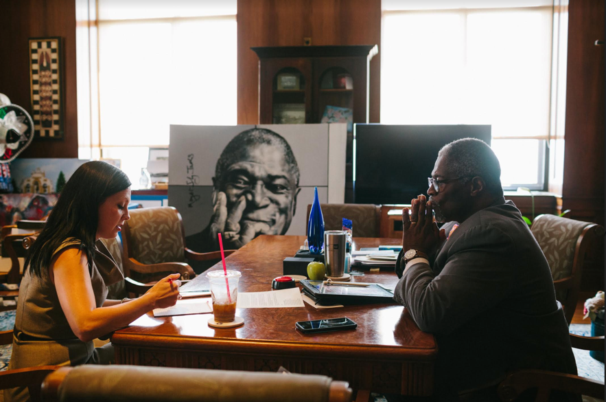 Joni and Kansas City Mayor, Sly James