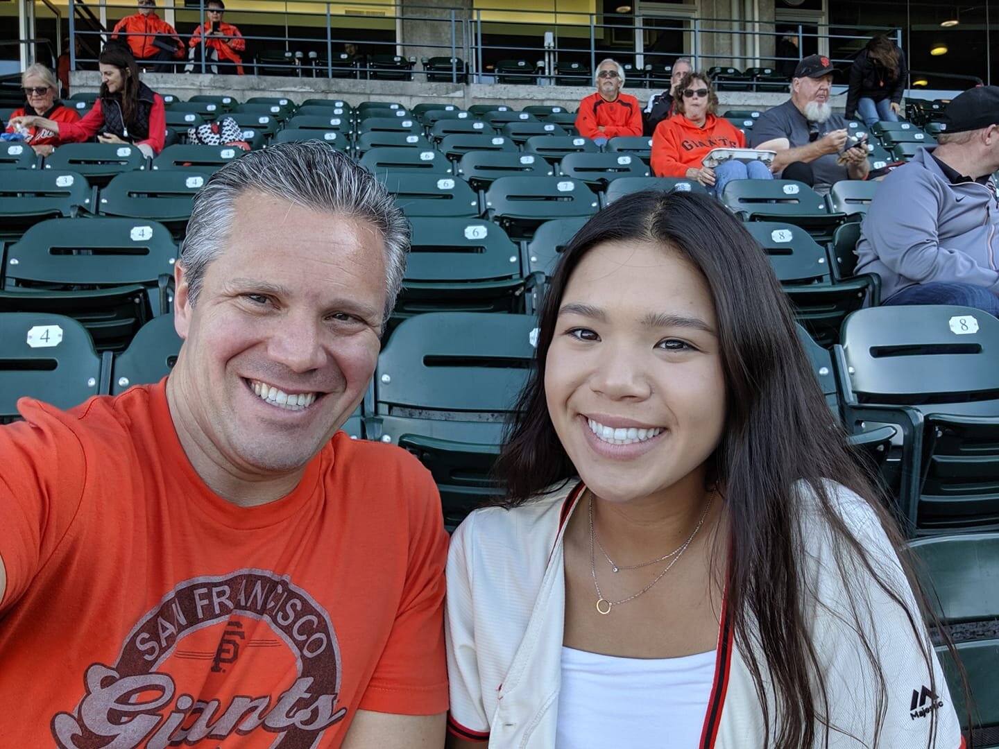 Giants game with Sophia