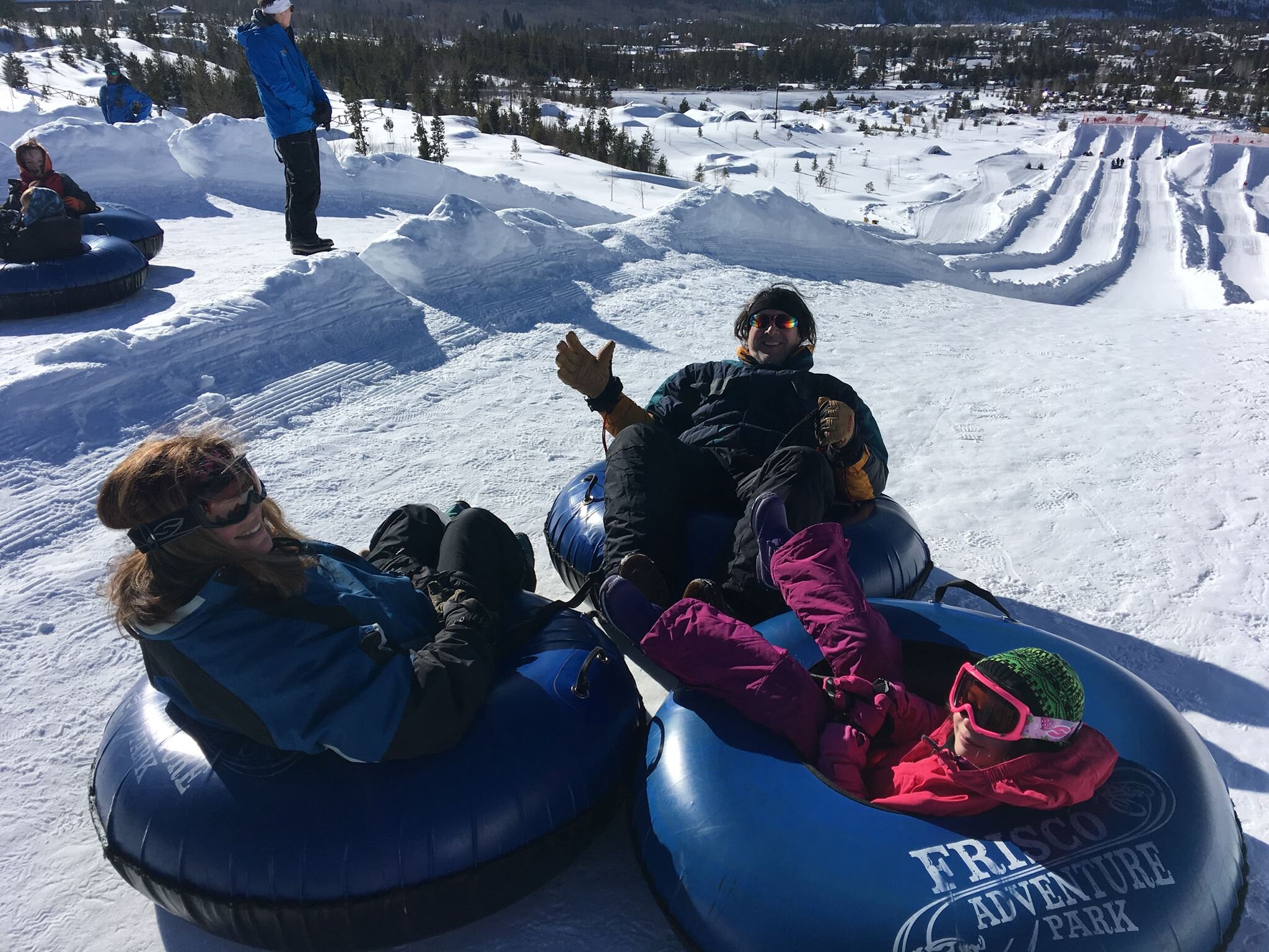 Family time – tubing in Colorado