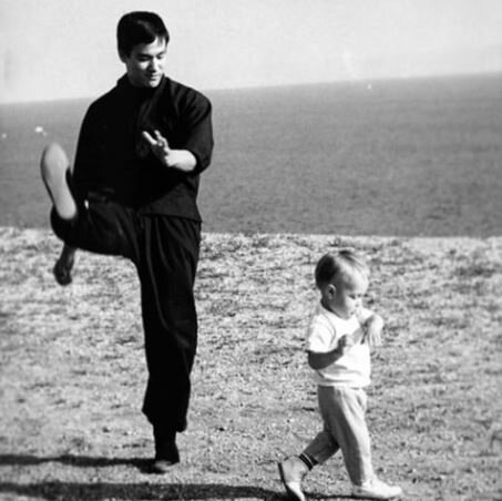 Ana's personal hero, Bruce Lee.