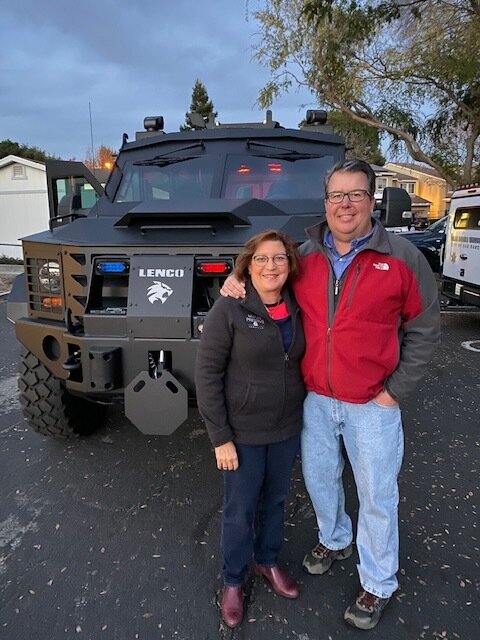 Judy &amp; her husband, Tim