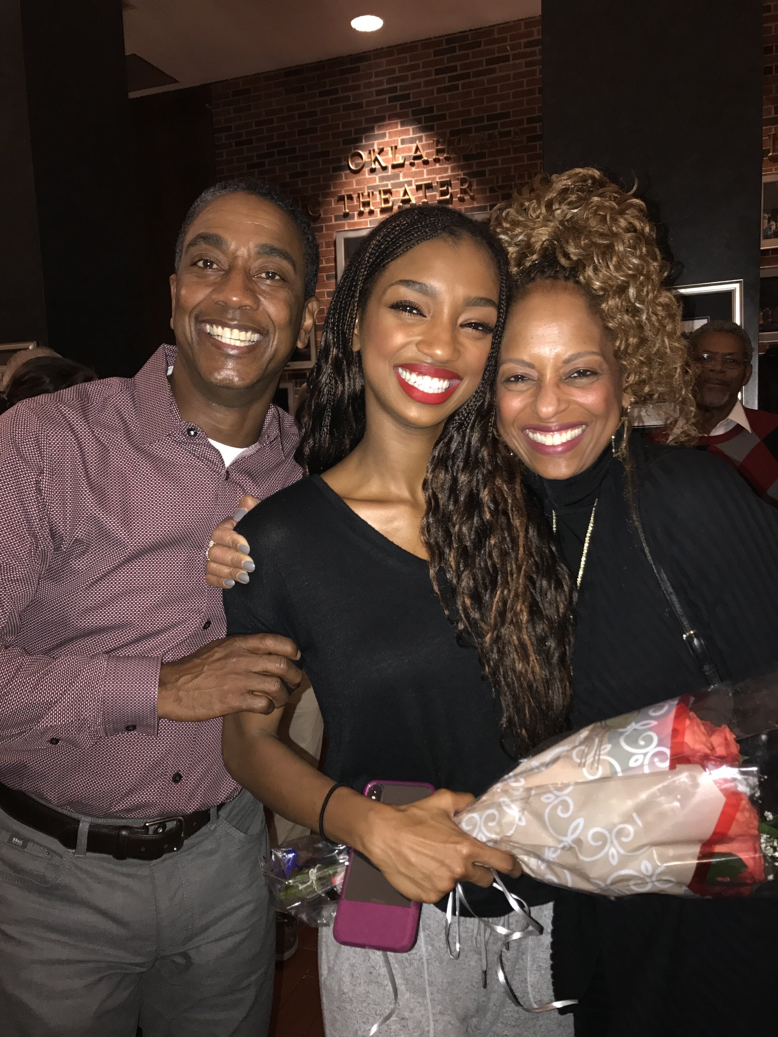 Michelle, her hubby, the Honorable Brian C. Wimes (appointed by Barack Obama in April 2012) and their oldest daughter, Sydney, a professional dancer and May 2019 graduate of Oklahoma City University. 