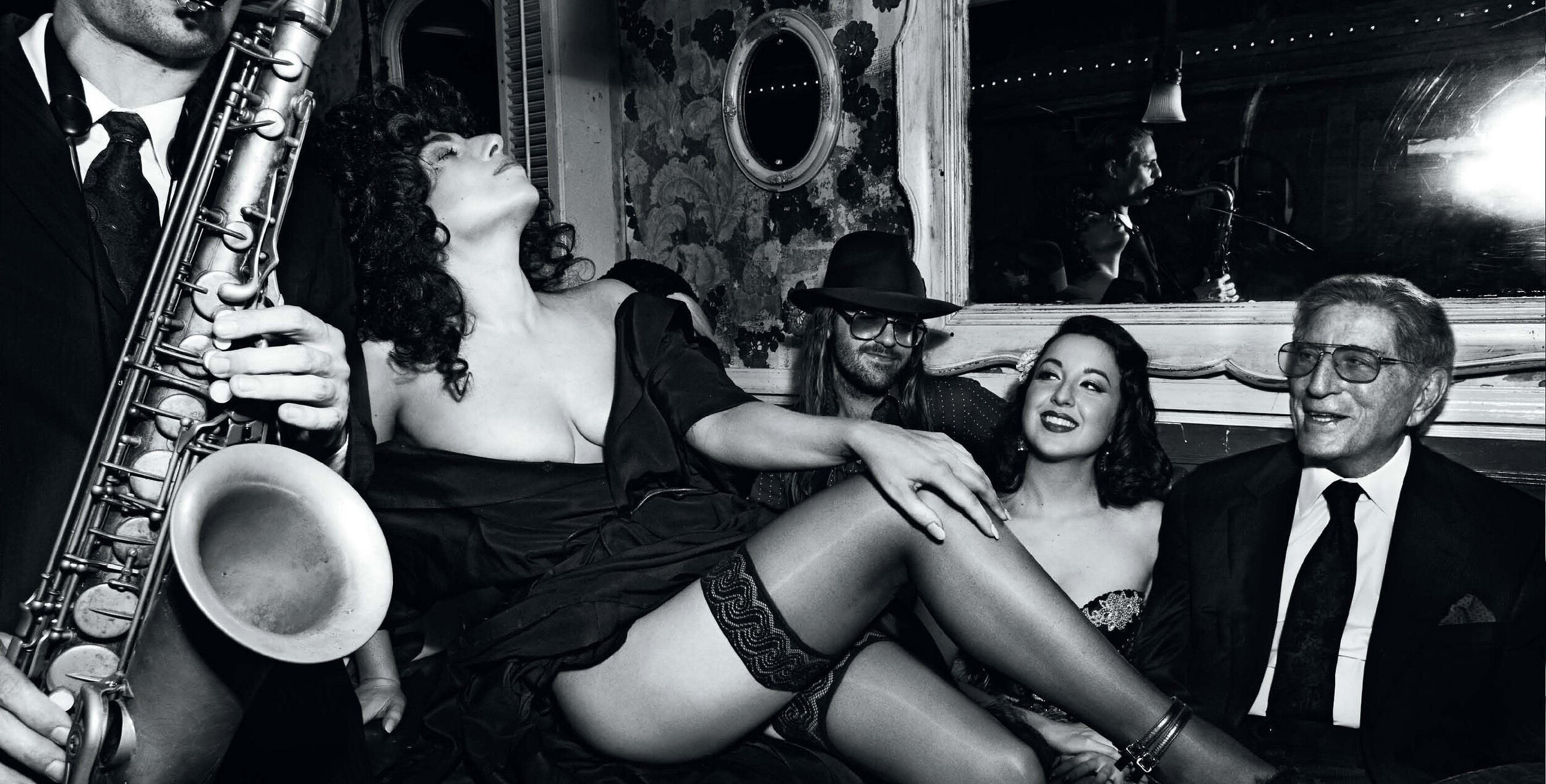 Lady Gaga and Tony Bennett Cheek to Cheek shoot with Steven Klein