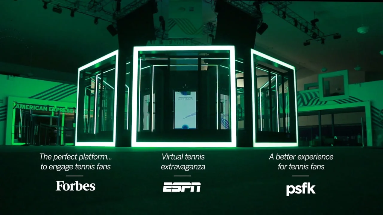 American Express “Air Tennis” at the US Open