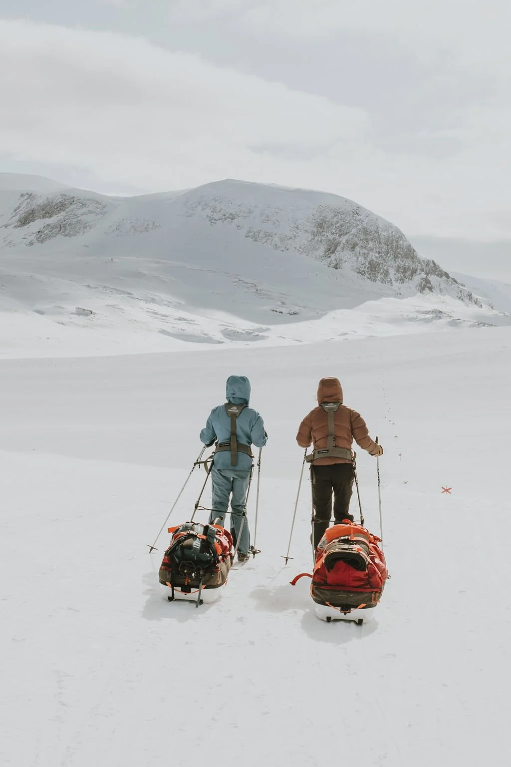 skiing kungsleden kings trail Sweden abisko