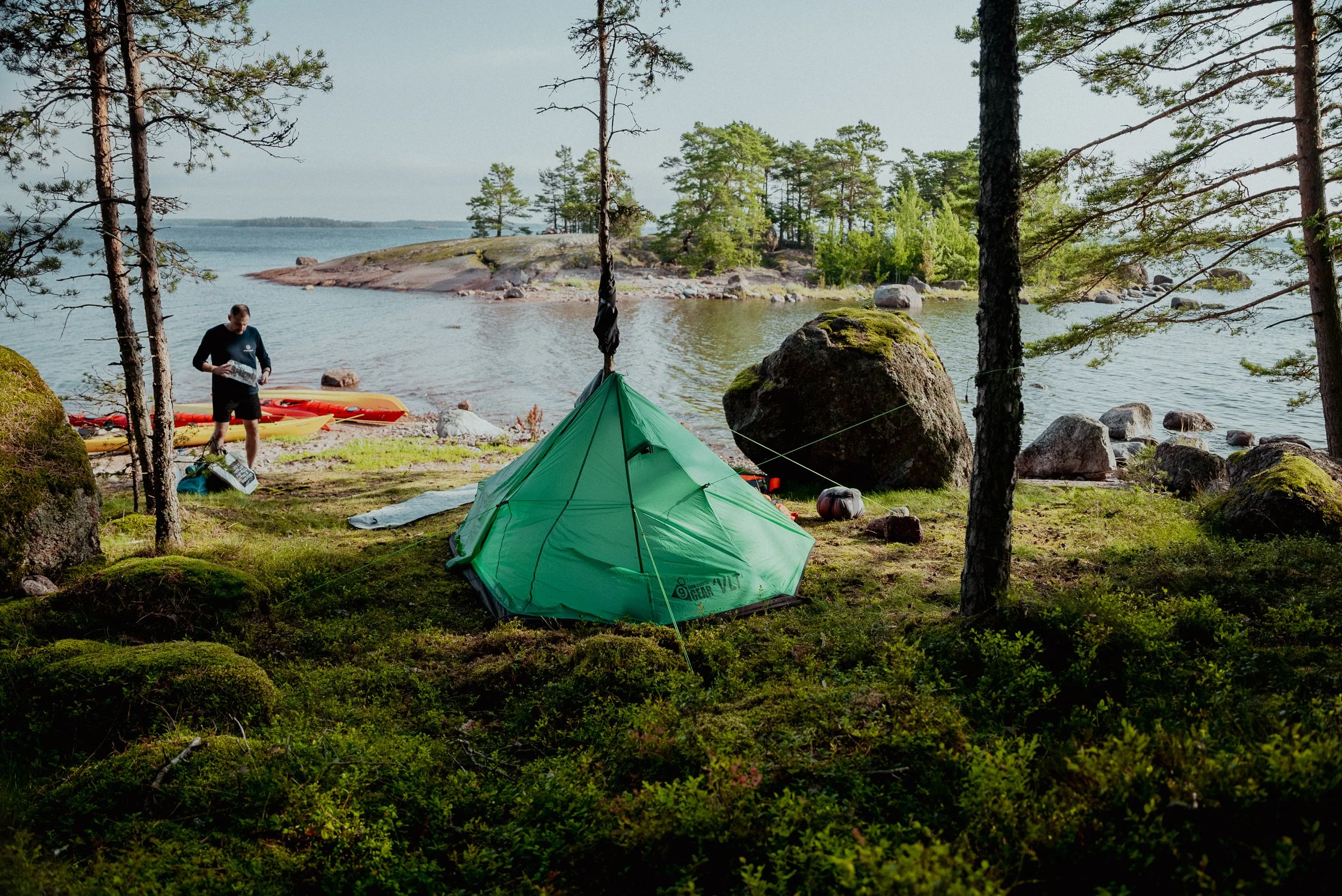 kayak island archipelago wild camping Finland Helsinki