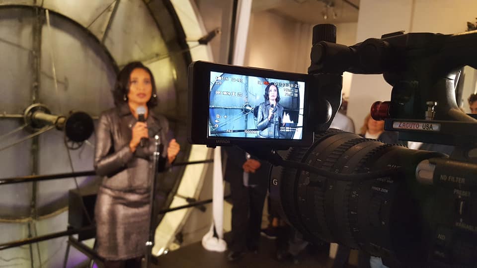 Dr. Lisa Calderón during filming