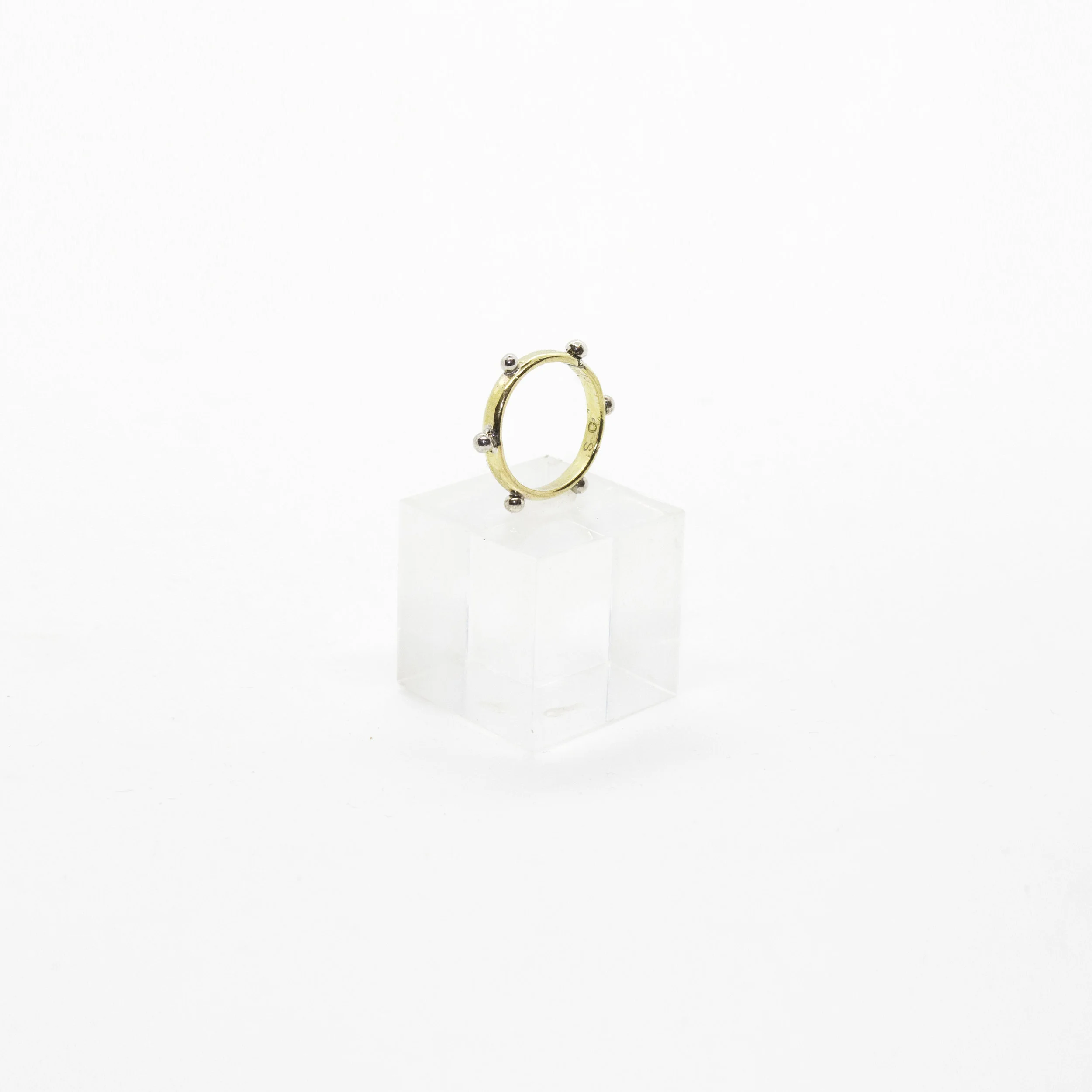 Gold Ball Ring