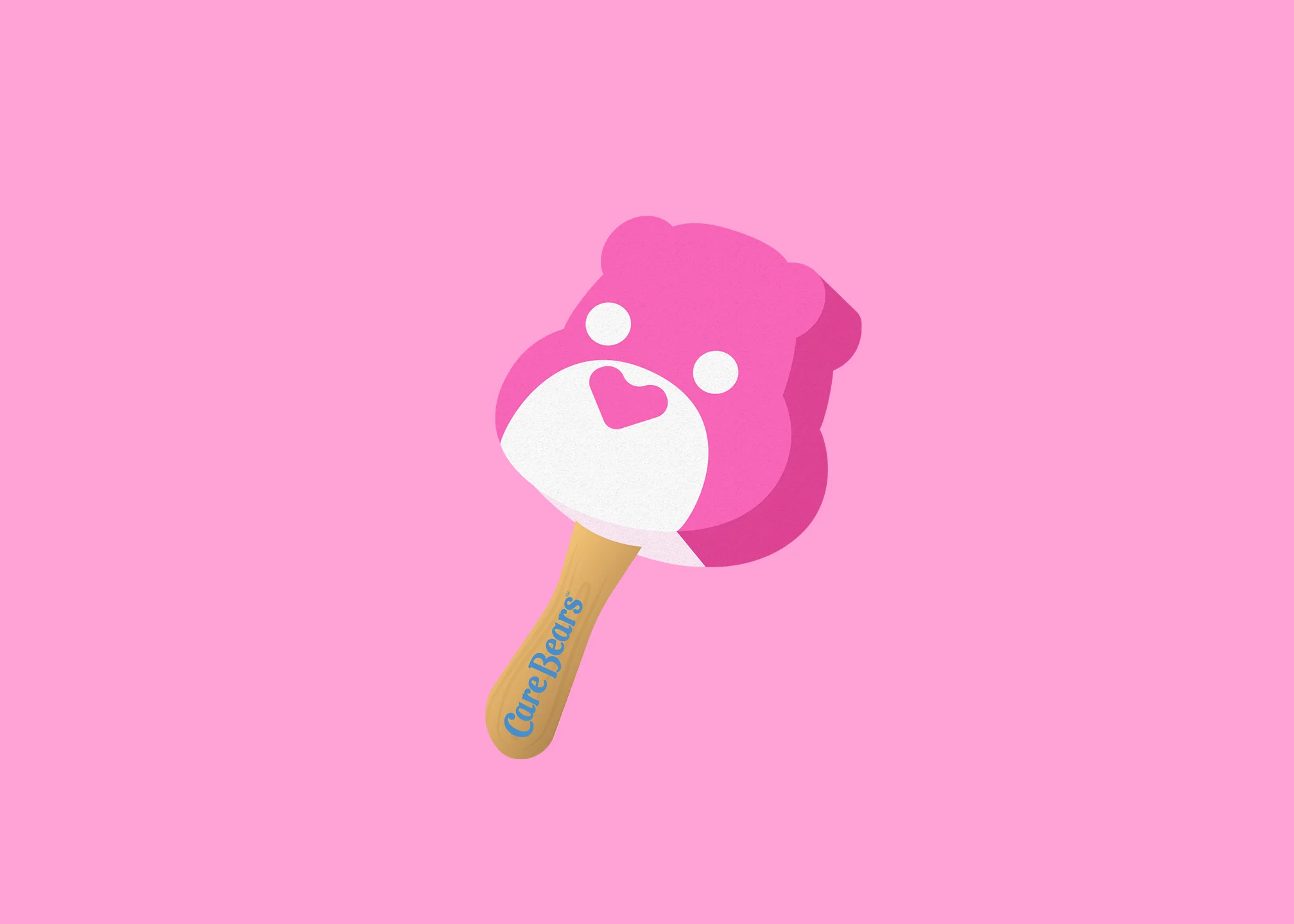 care bear with ice cream sundae
