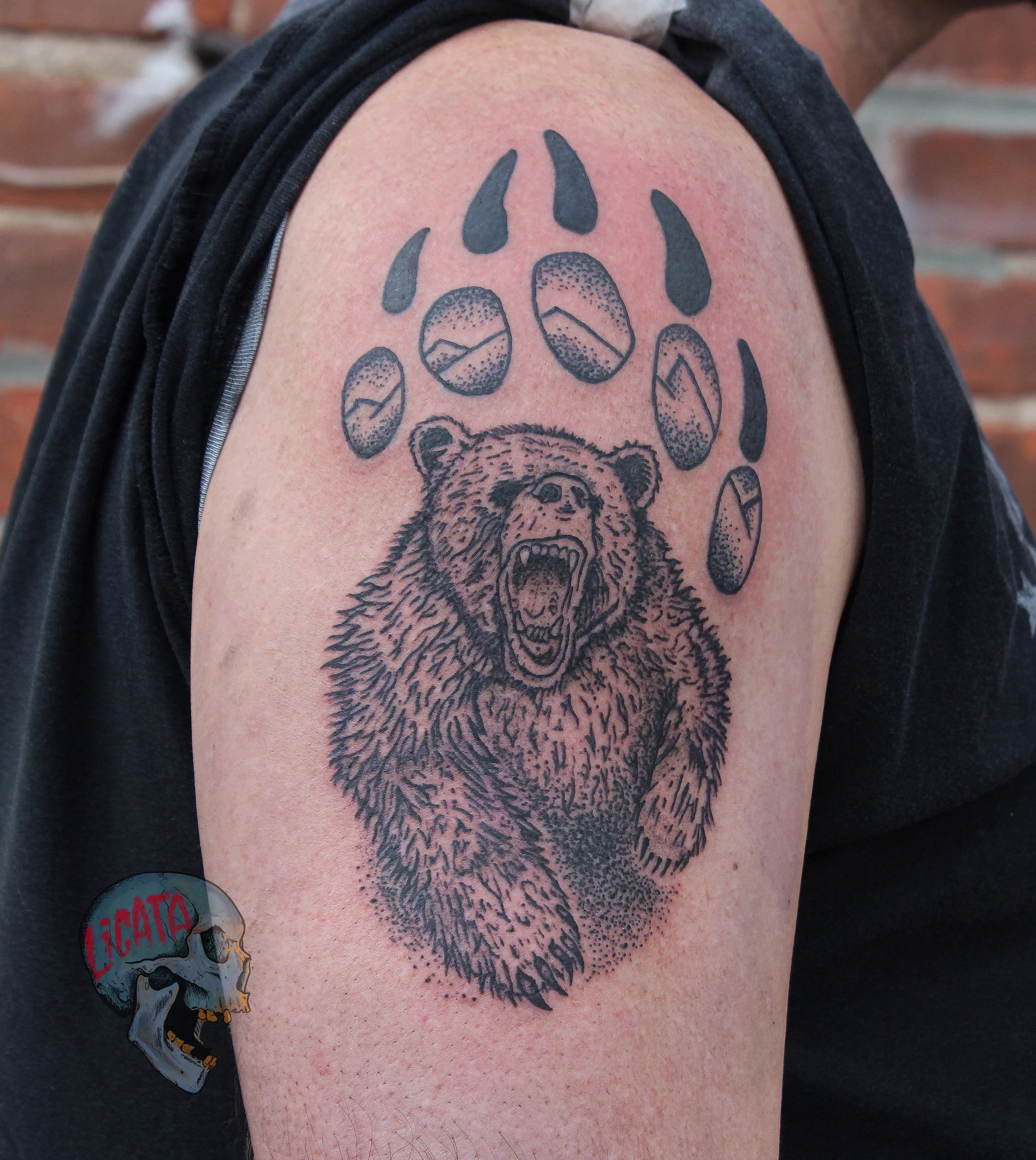 Griz Paw Tattoo