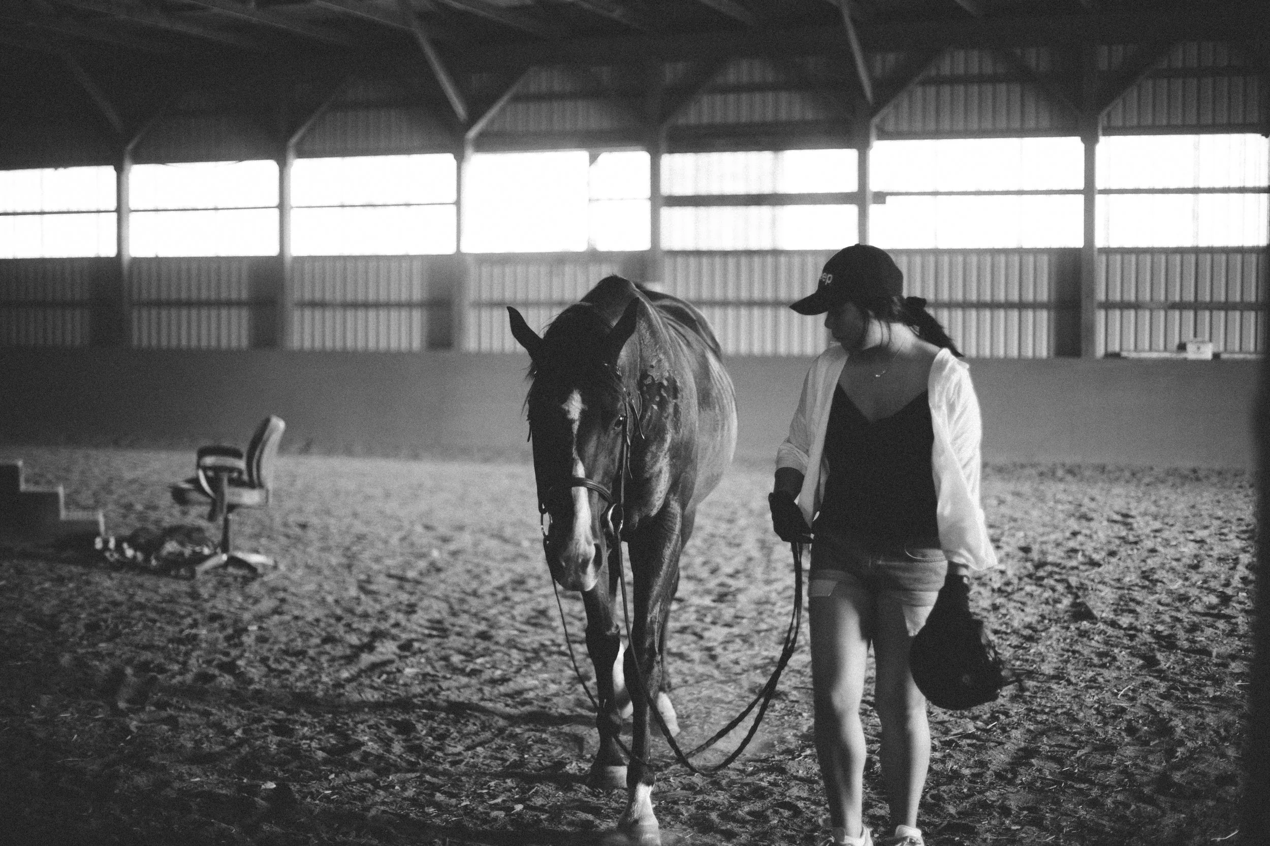 Lunging Benefits — eyes up, darling