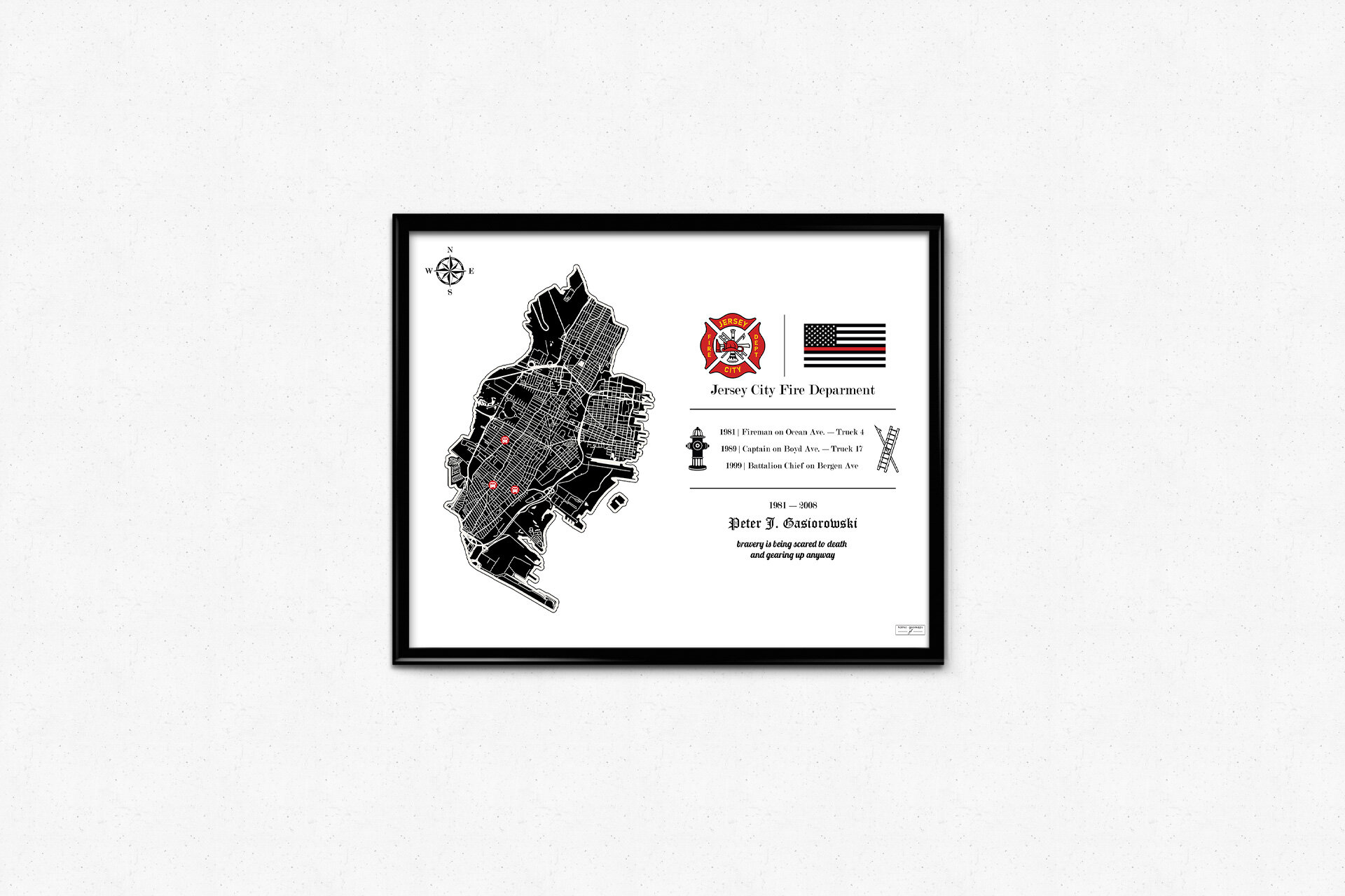 Jersey City Fire Department Map