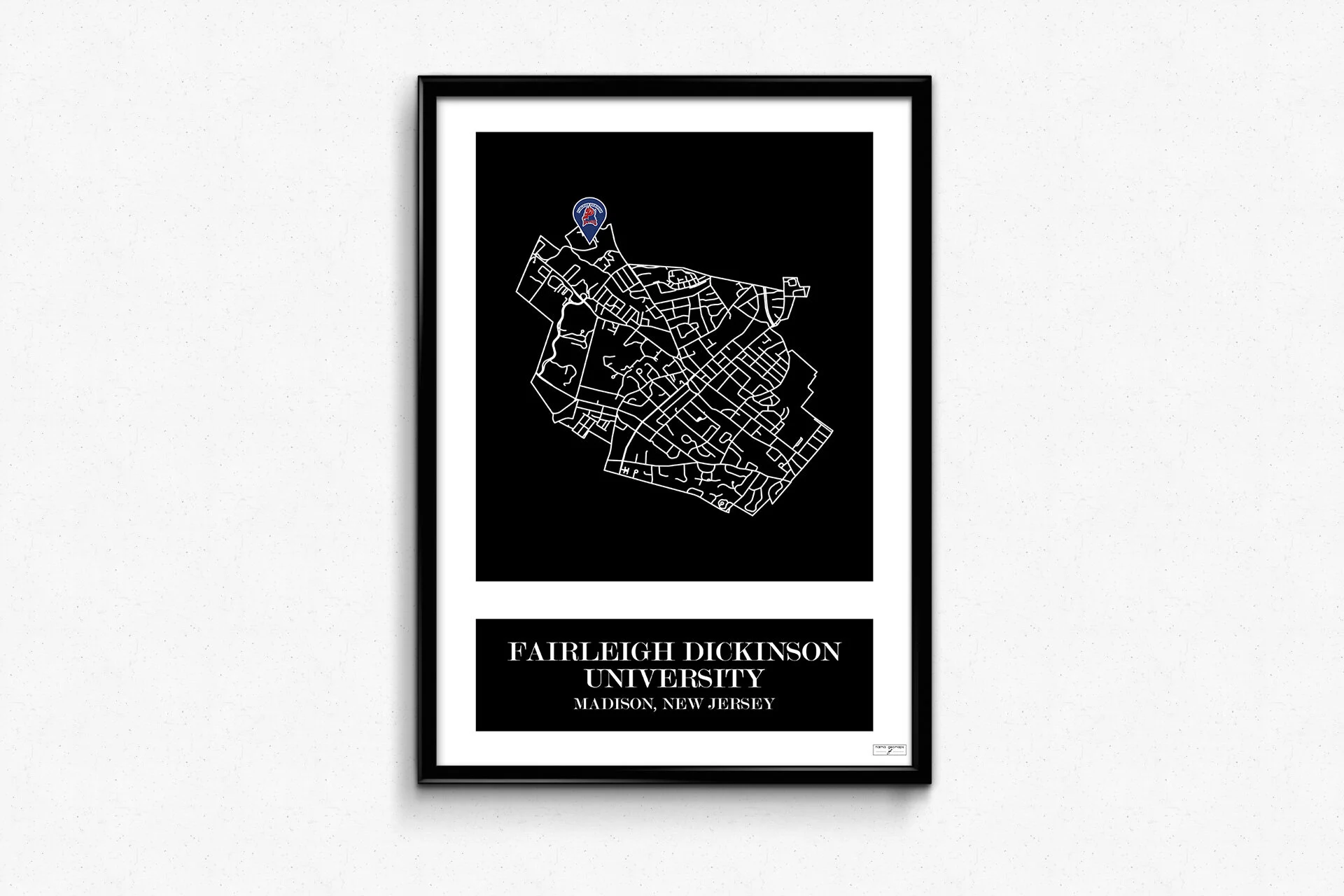 Map of Fairleigh Dickinson University (Madison) — Halma Geomaps
