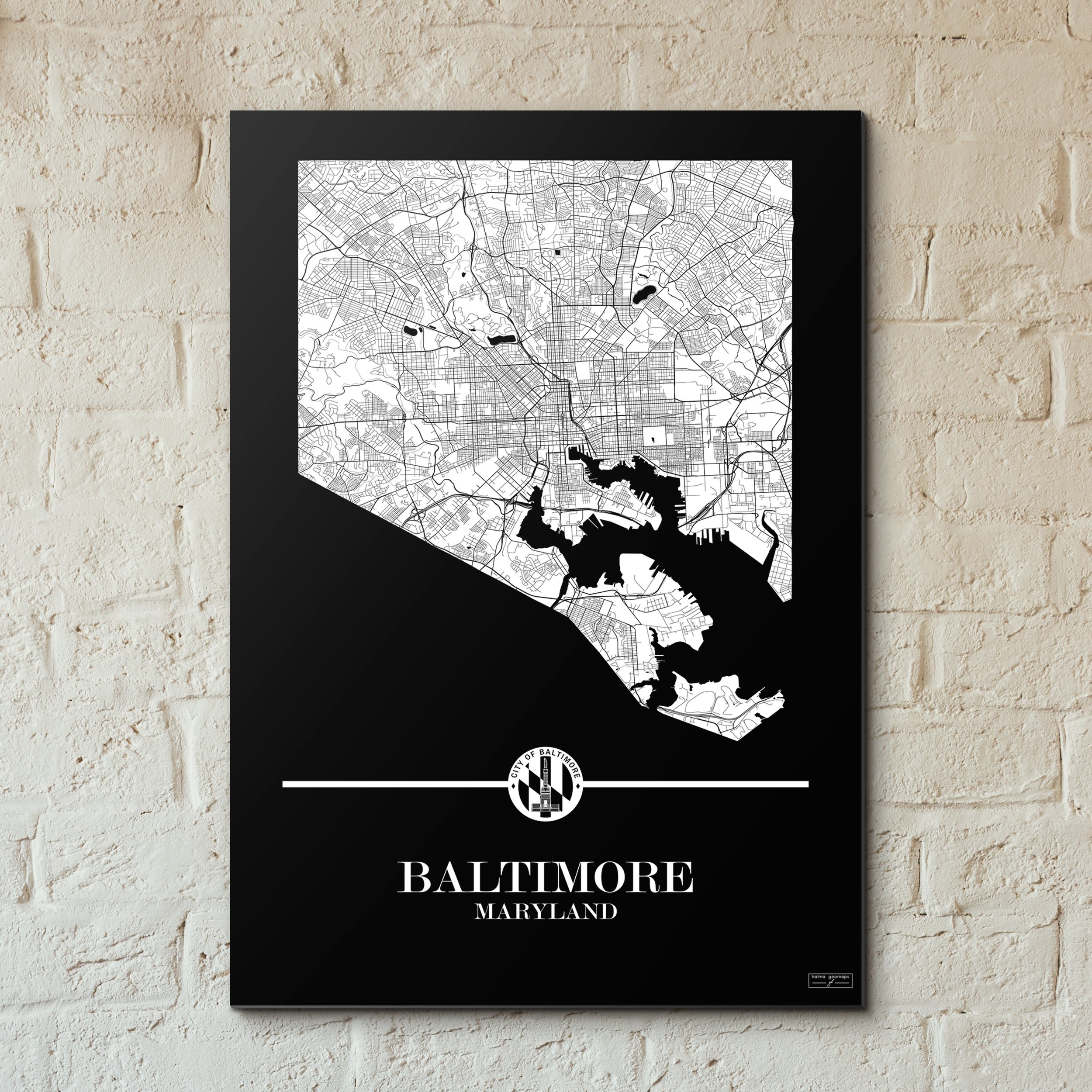 Map of Baltimore