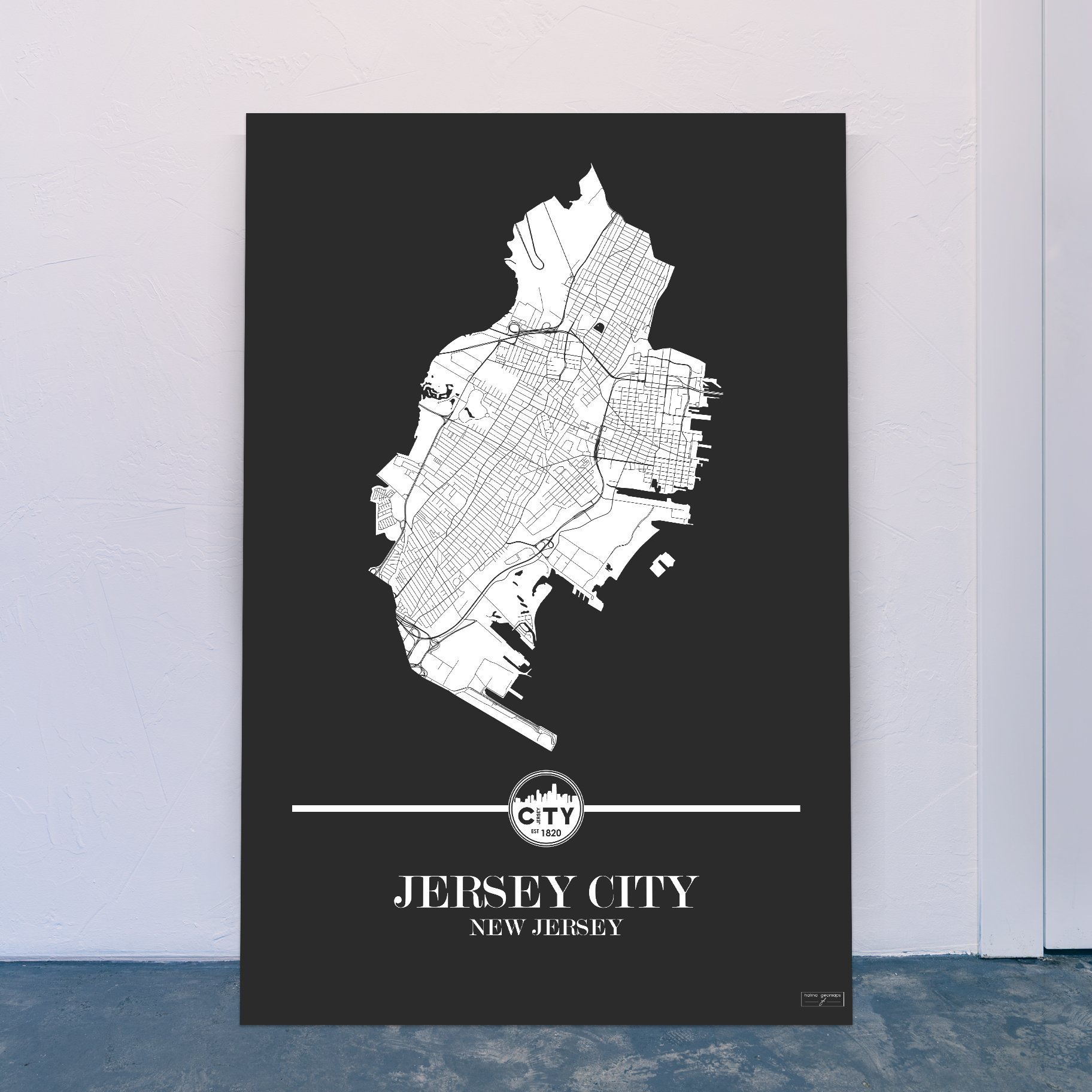 Map of Jersey City