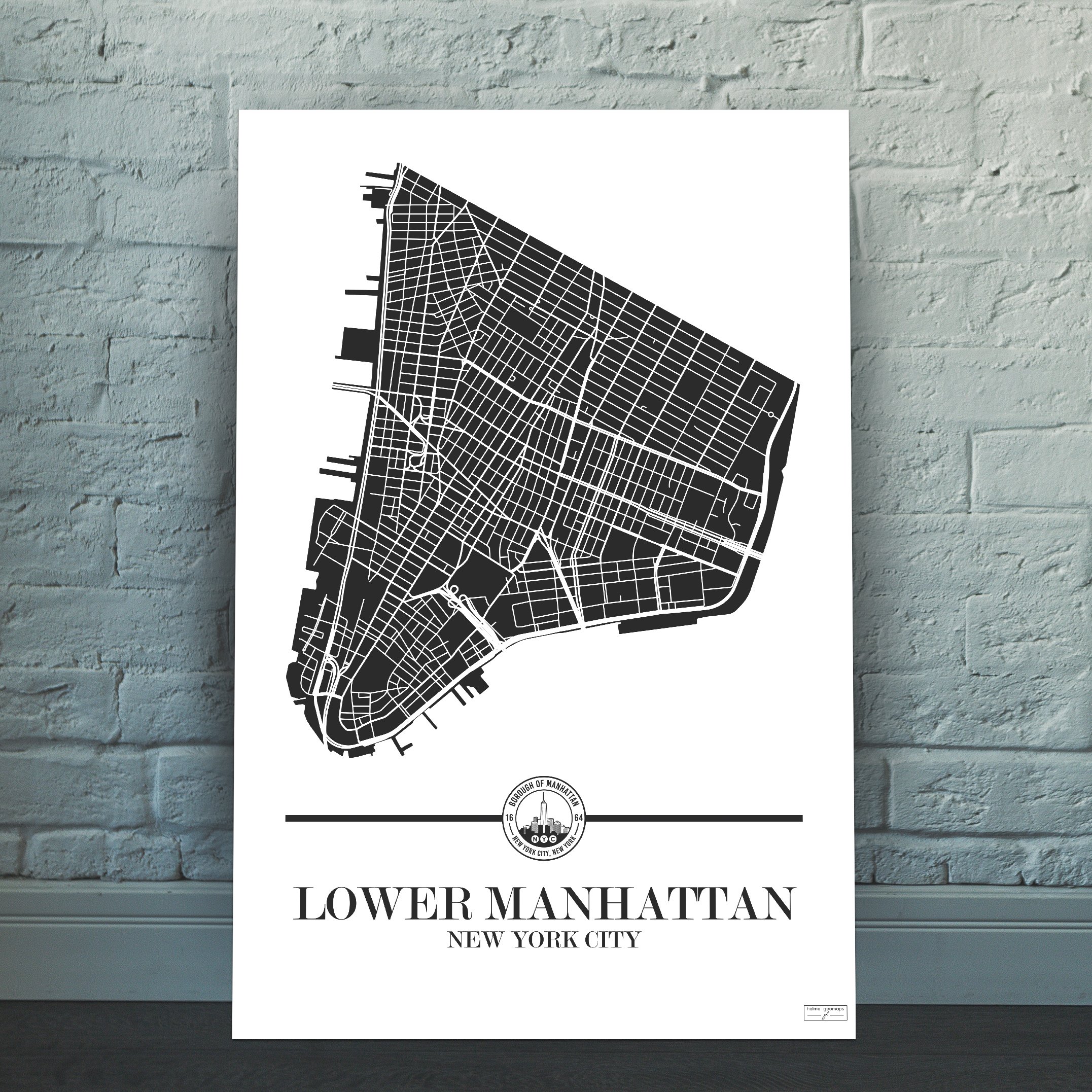 Map of Lower Manhattan