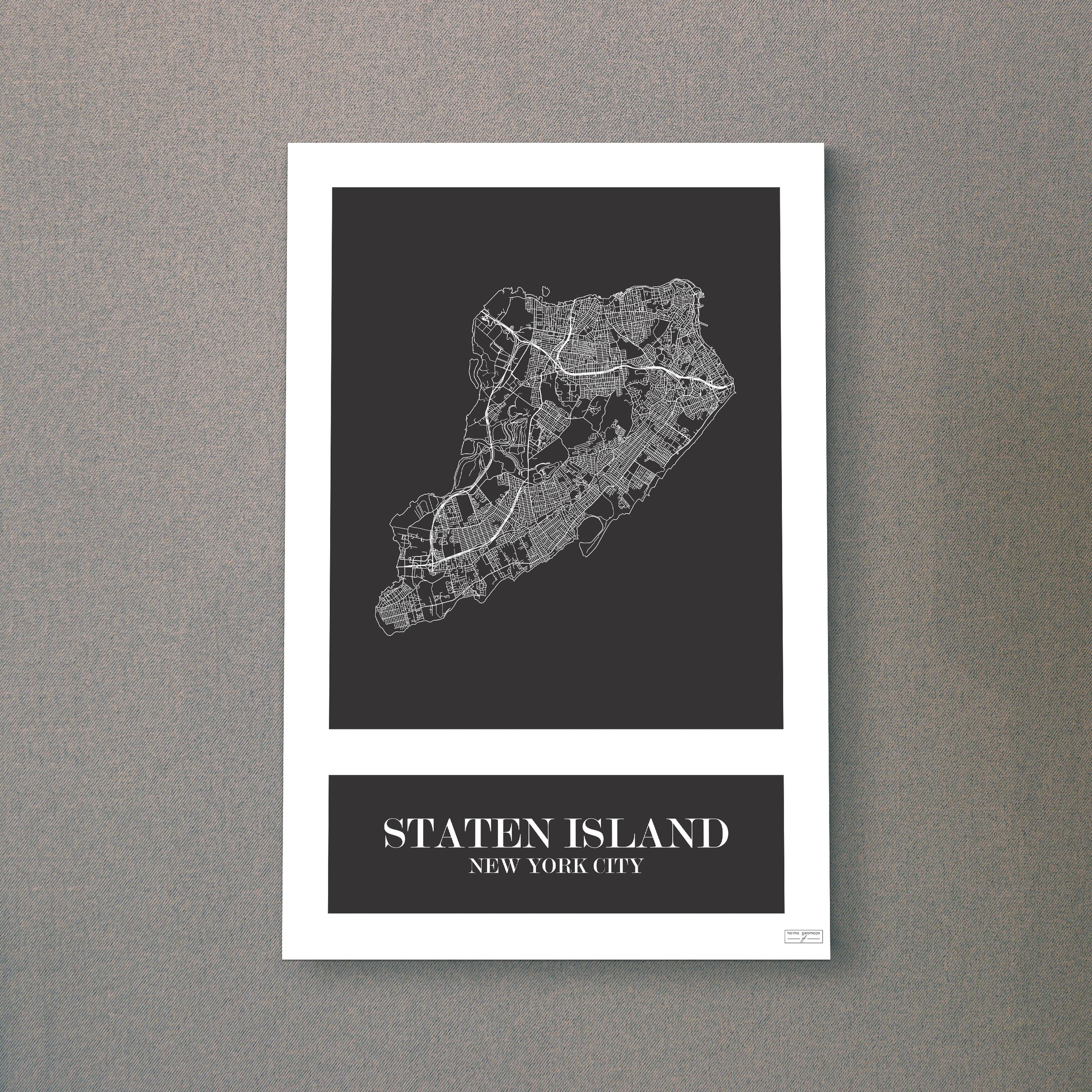 Map of Staten Island