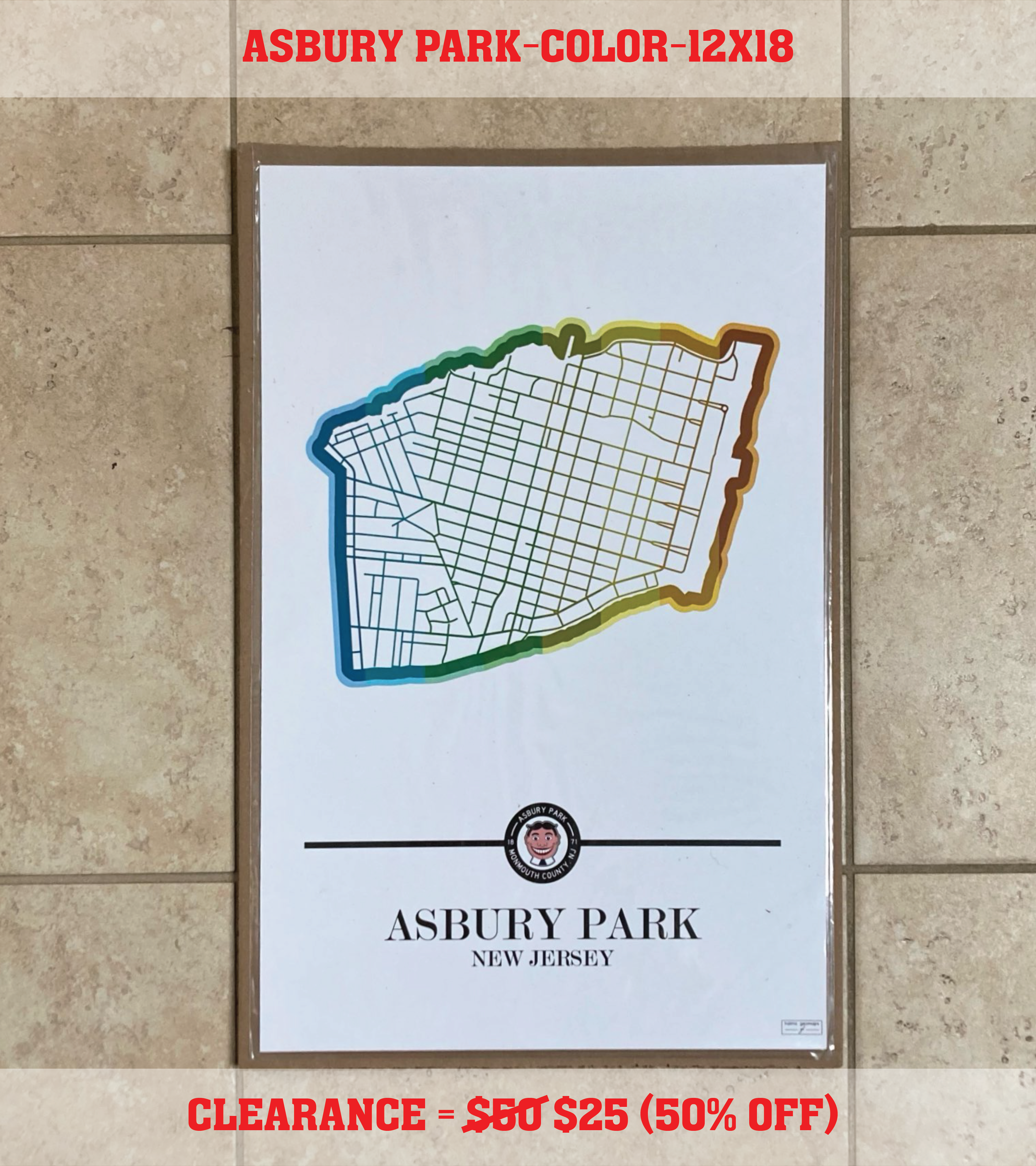 Asbury Park (12x18) Color