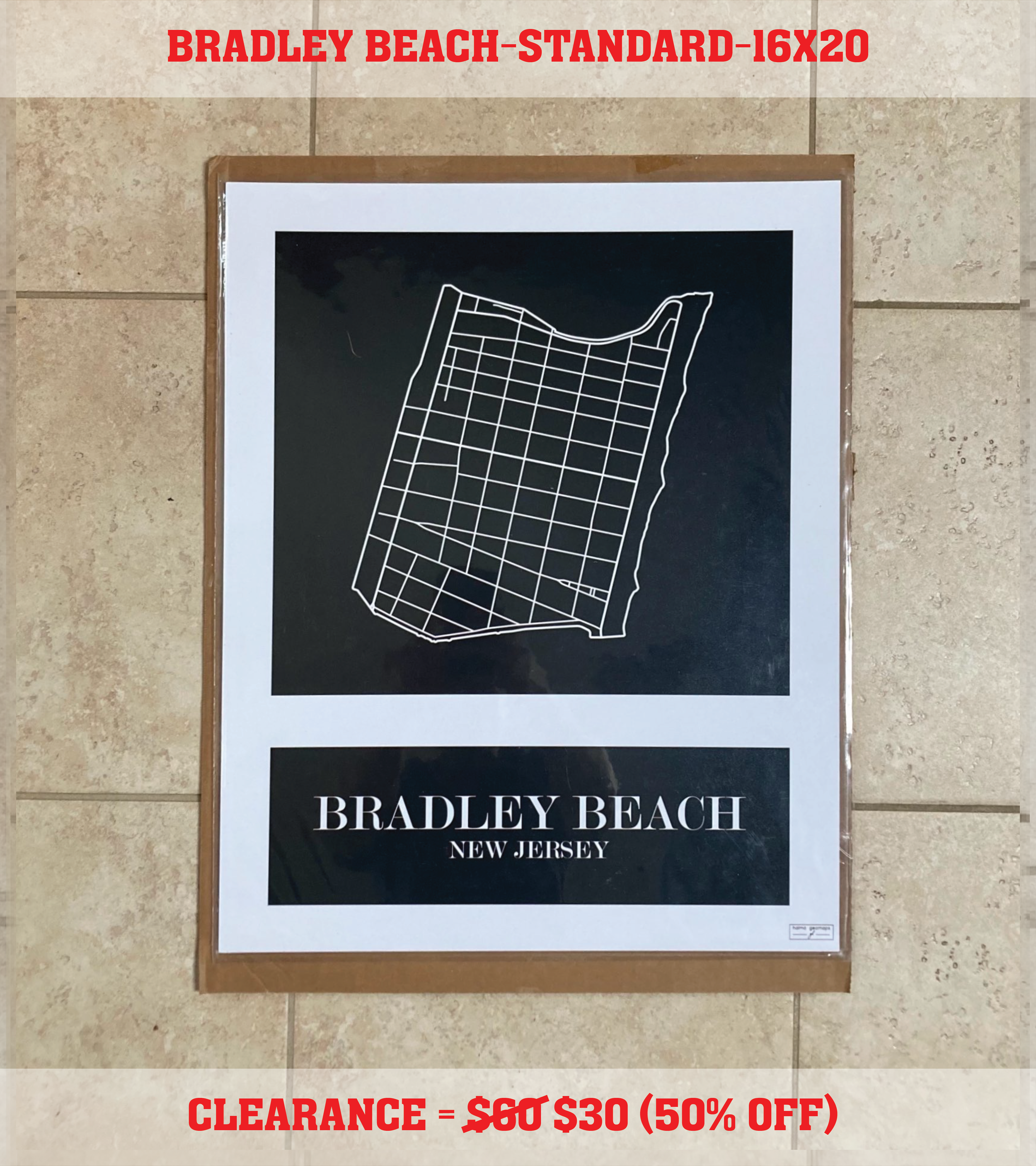 Bradley Beach (16x20) Standard